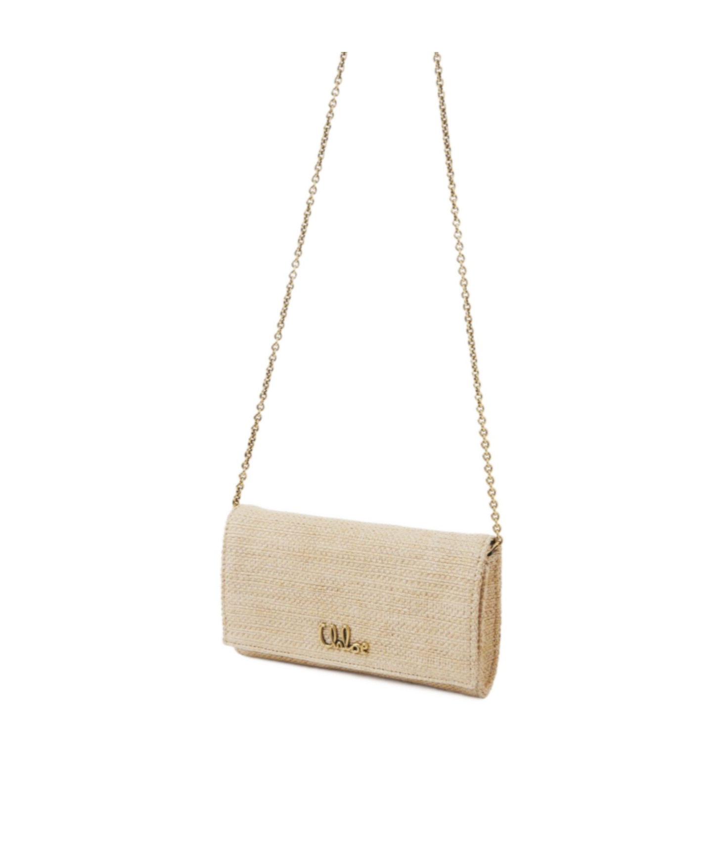 Chloé Flap Shoulder Bag In Nude