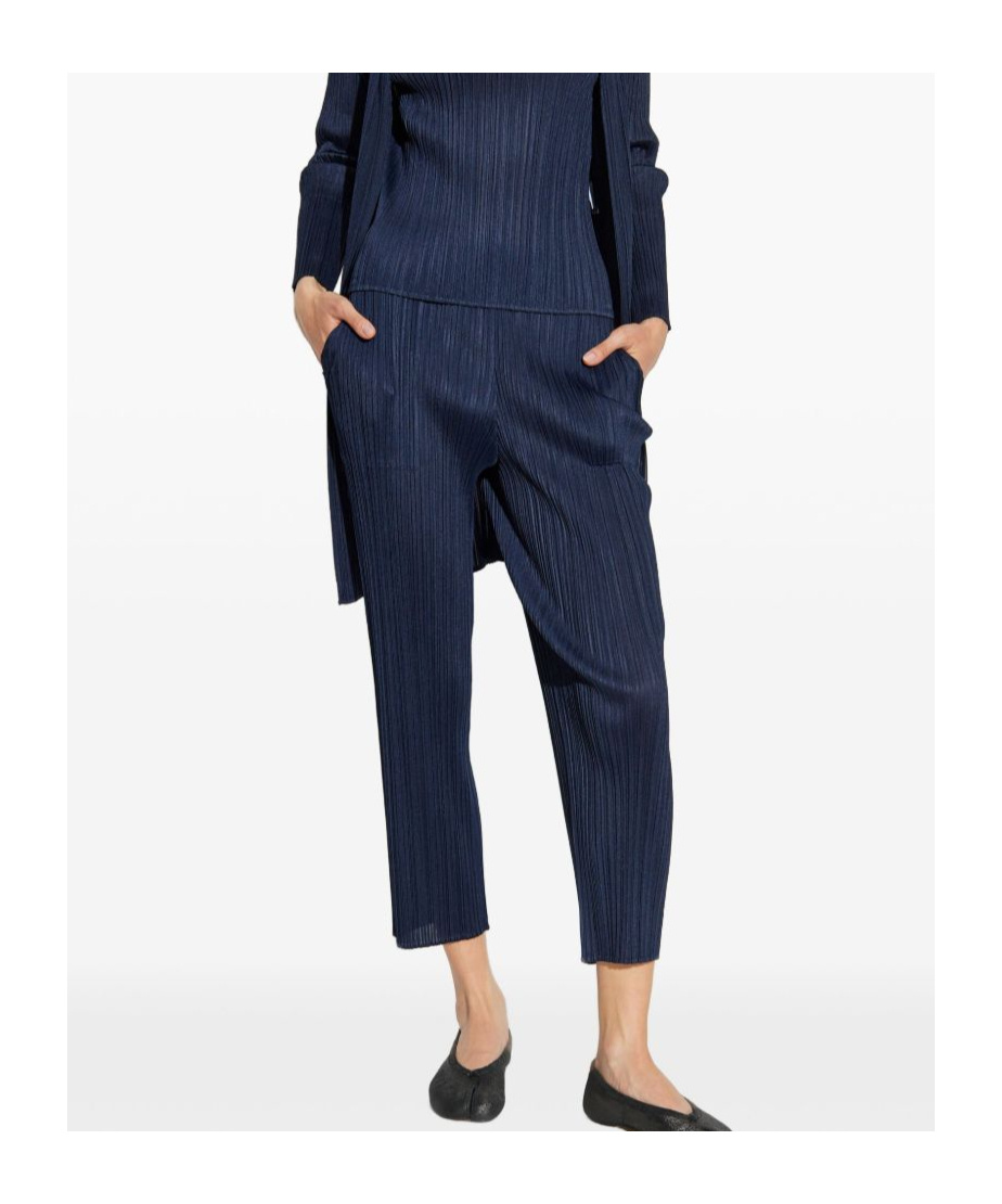Shop Issey Miyake Pleated Trousers