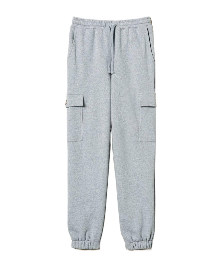 Twinset Drawstring Sweatpants In Gray