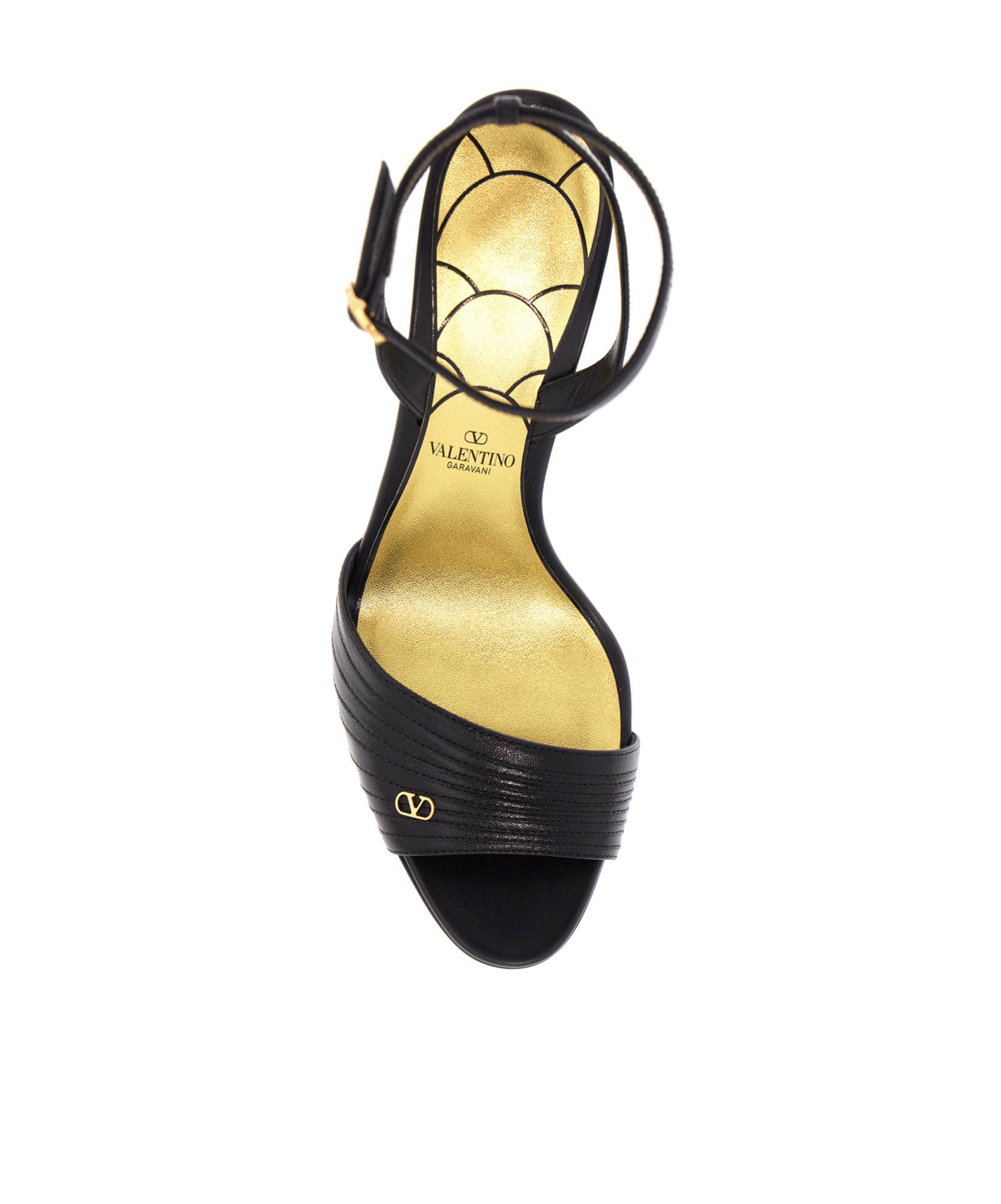Valentino Ladycrush Mini Sandals With 8.5 Cm Heel In Black