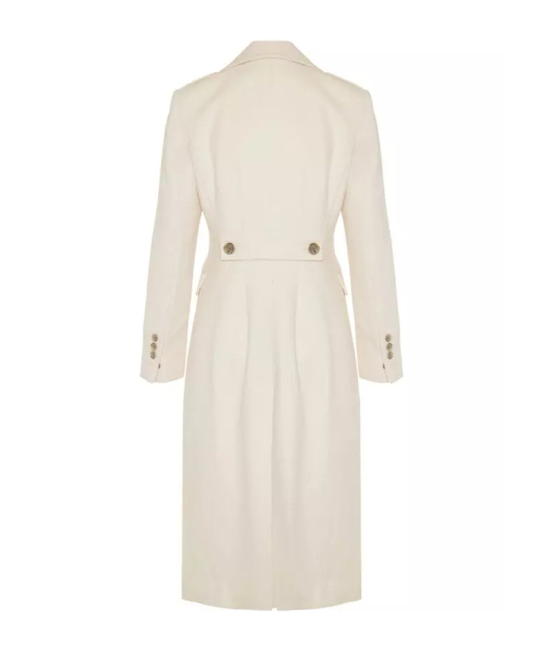 Tom Ford Long-sleeved Coat In White