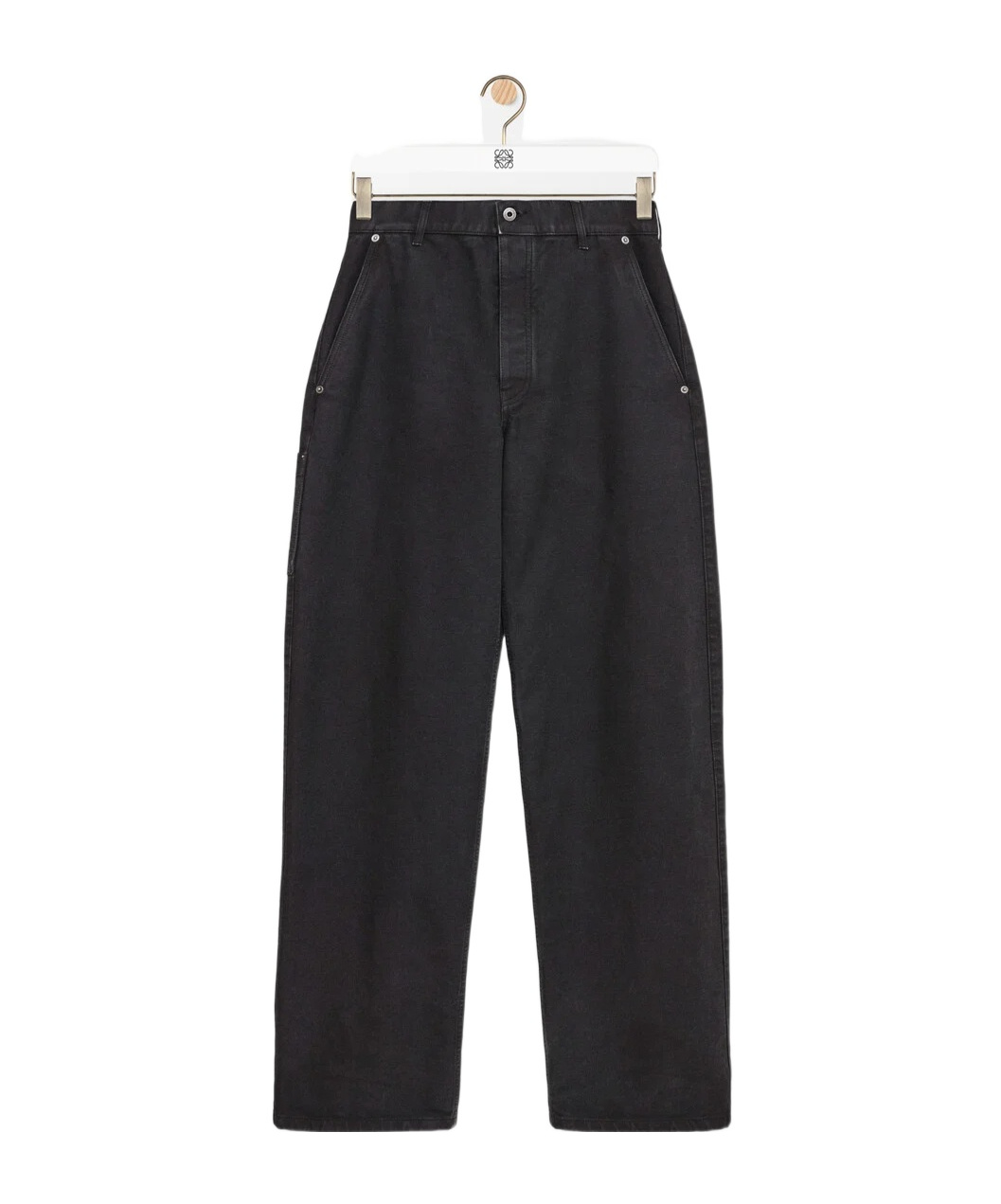 Loewe Belted Pocket Trousers In Gray