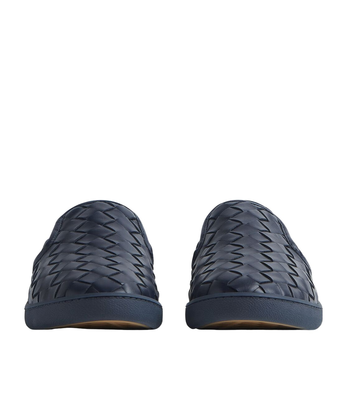 Bottega Veneta Sawyer Knitted Pattern Sneakers In Black