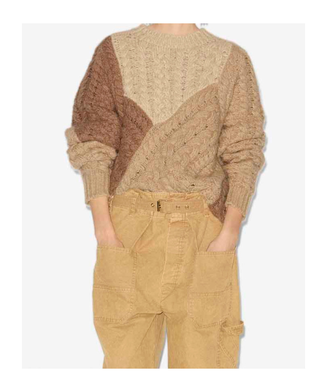 Isabel Marant Daryl Sweater In Brown