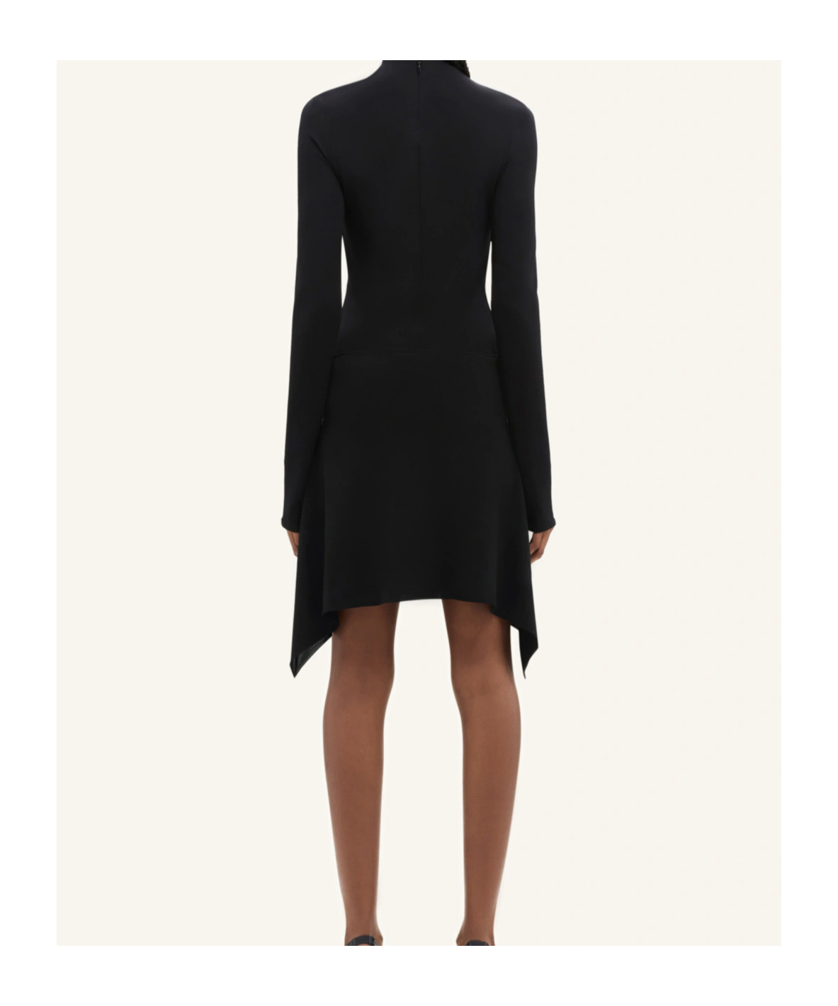 Shop Courrèges Cut-out Draped Miniskirt In Black