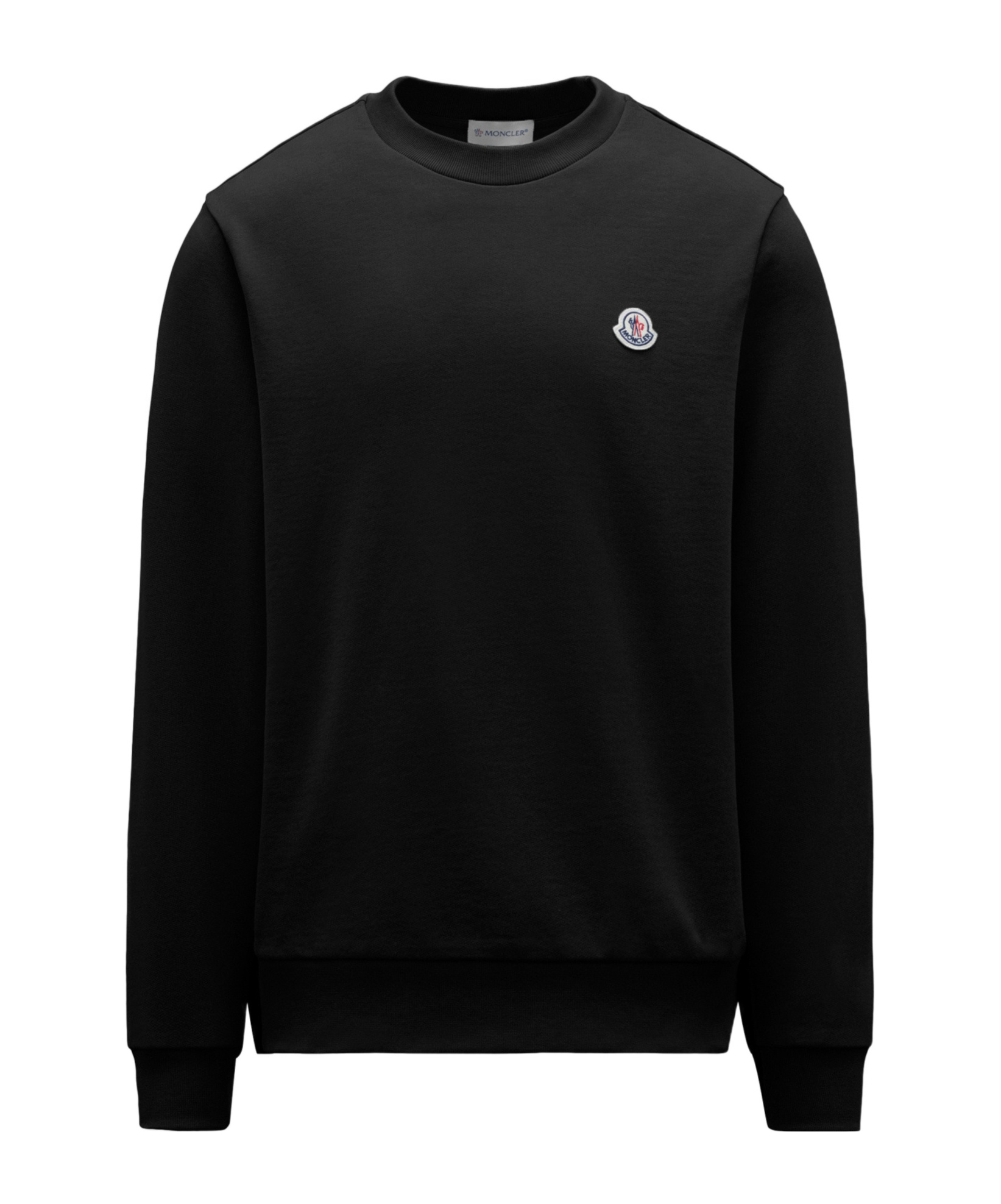 MONCLER LOGO PATCH COTTON SWEATSHIRT