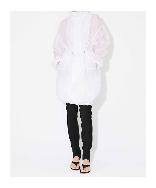 Alaïa Elastic Waist Skirt In White