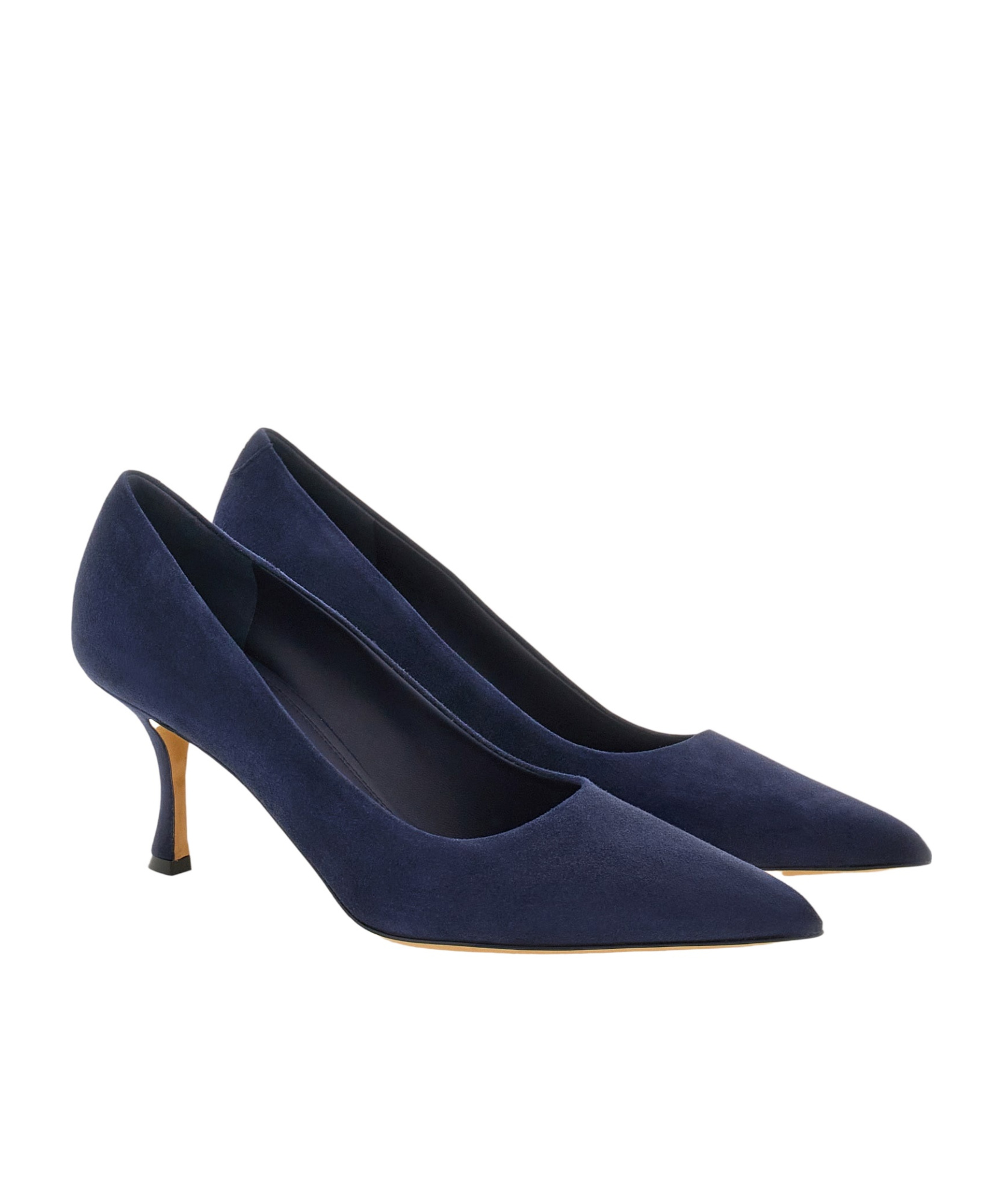 Ferragamo Pointed Stiletto Heels In Black