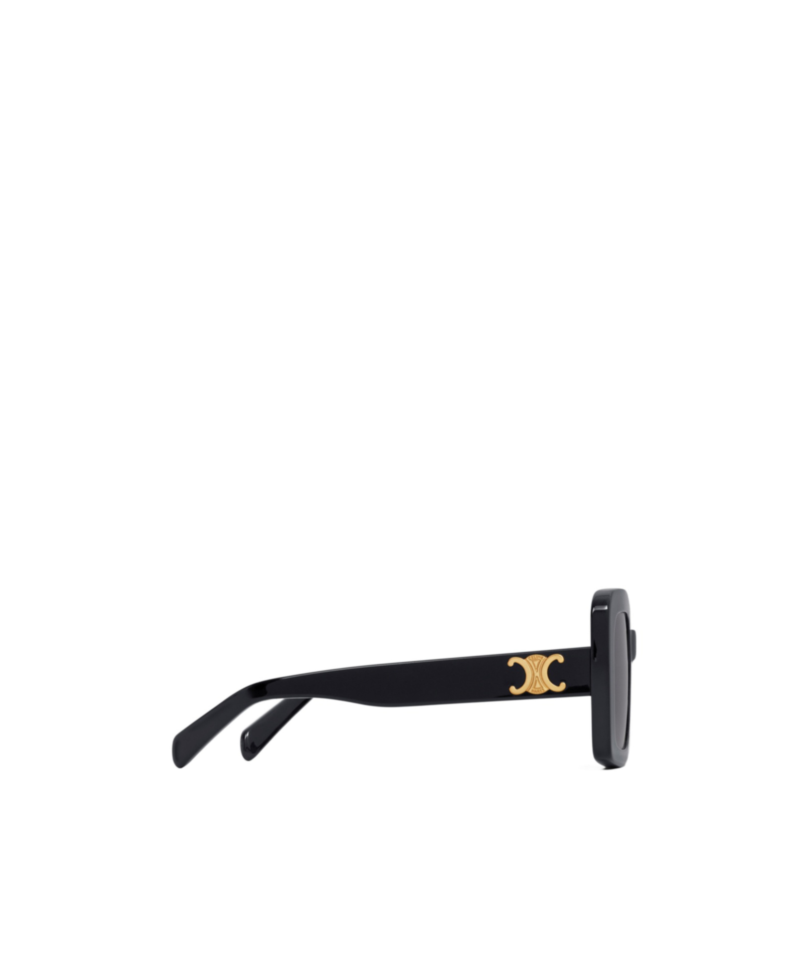 Celine Triomphe13 Logo Sunglasses In Black