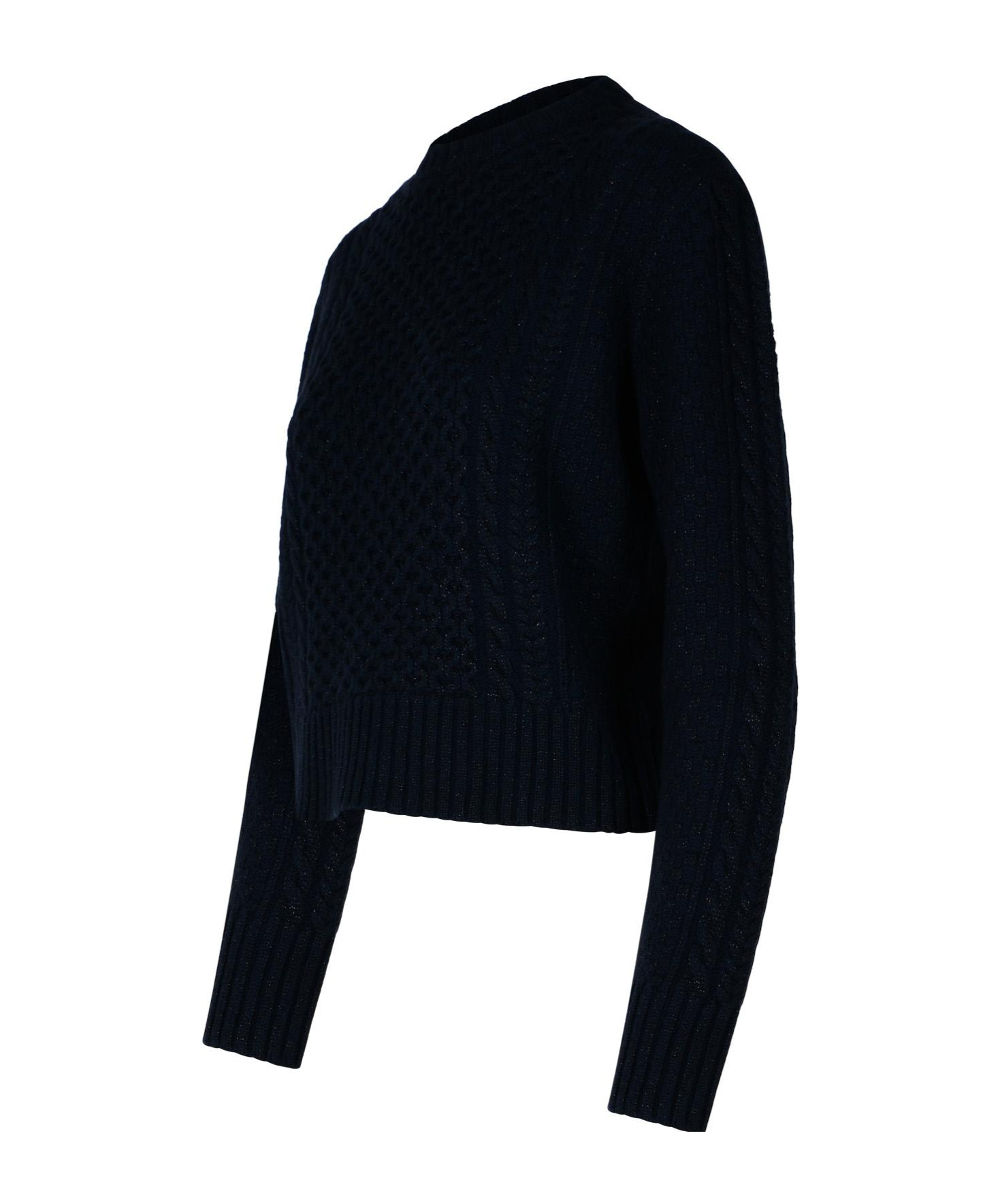 Fabiana Filippi Round Neck Sweater In Black