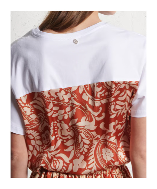Liu •jo T-shirt Liu Jo Woman Color Clay Color In White