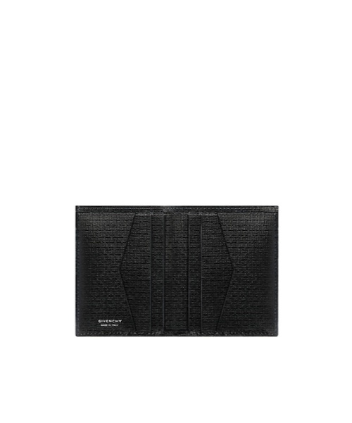 Givenchy Card Holder Black Leather Classique 4g In Black