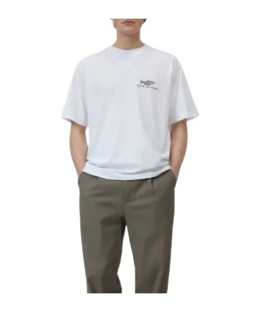 Closed Printed T-shirt In White