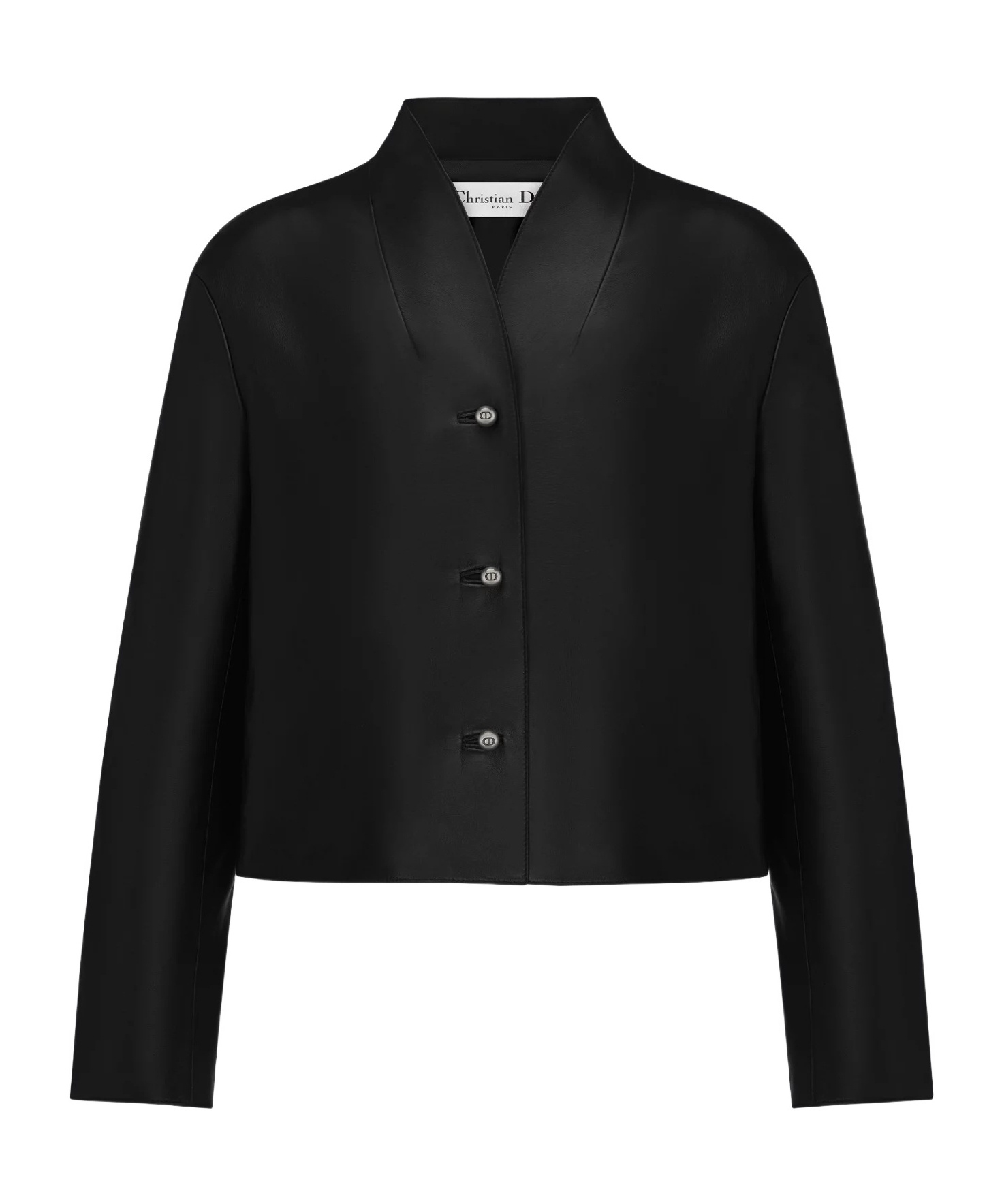 Dior Cropped Jacket In Black
