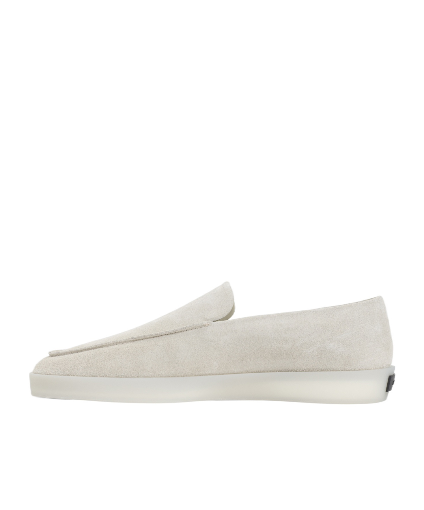 Fear Of God Off White Slip On Loafers In Gray