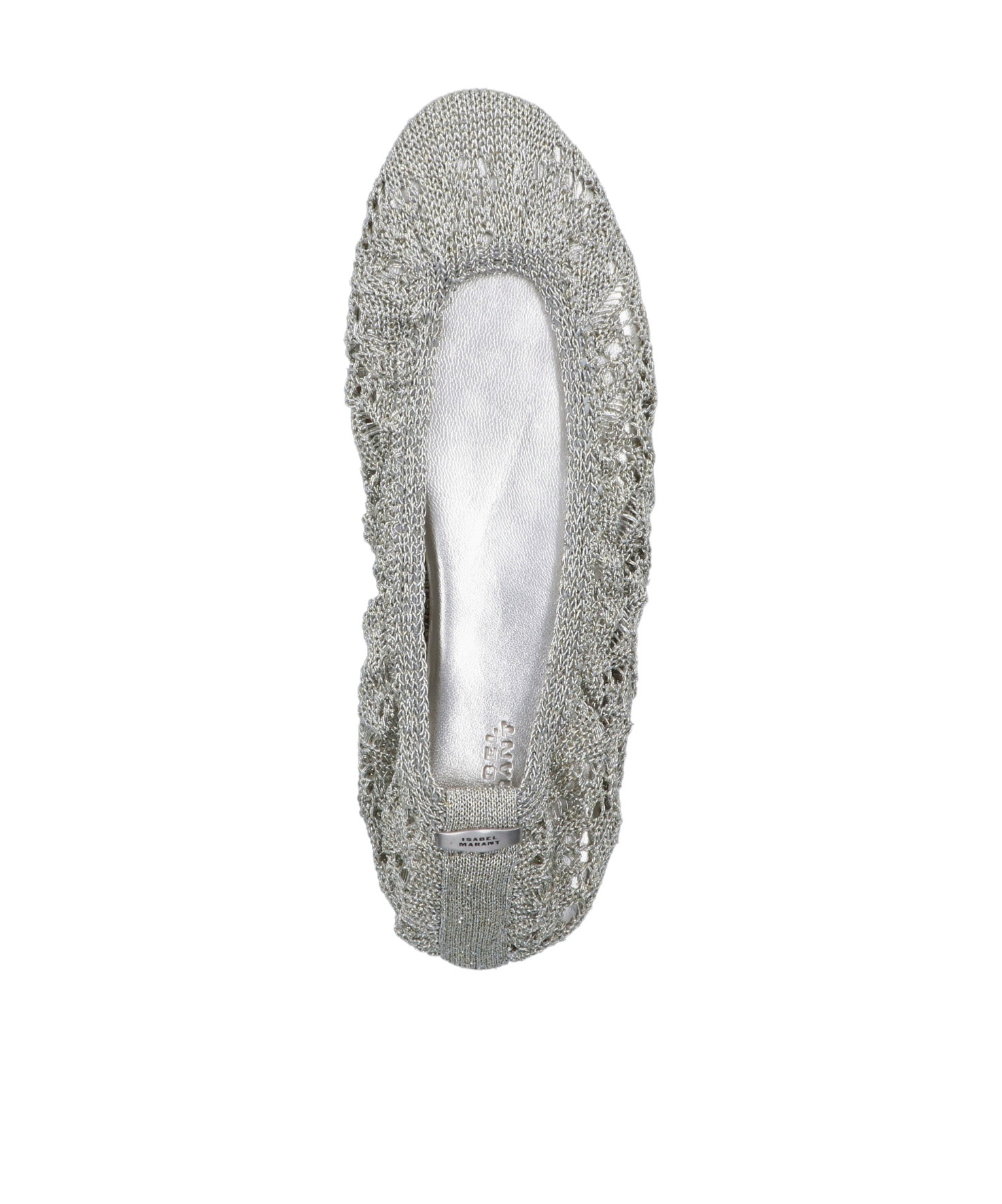 Isabel Marant Belna Round-toe Ballet Flats In Gray