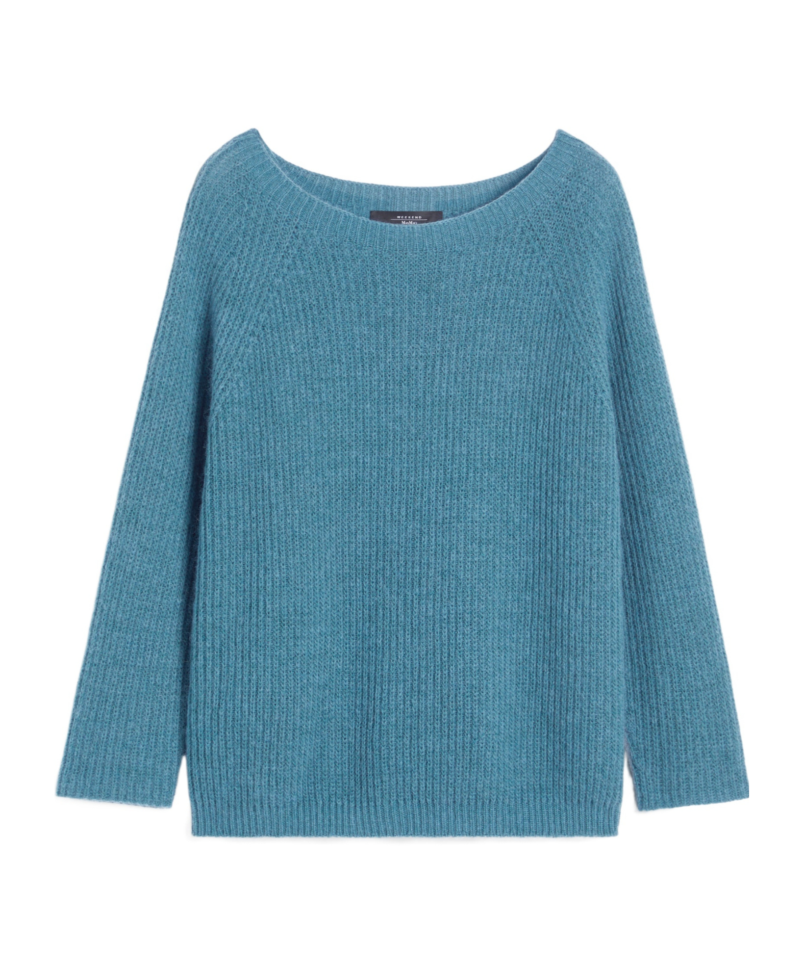 Weekend Max Mara Mohair Yarn Pullover In Blue