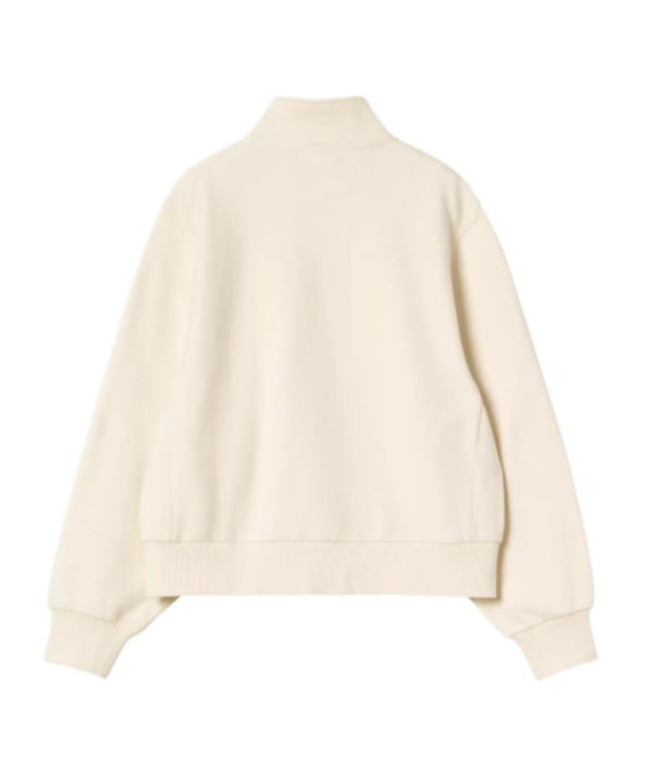 Carhartt W' American Script High Neck Sweatshirt In Neutral