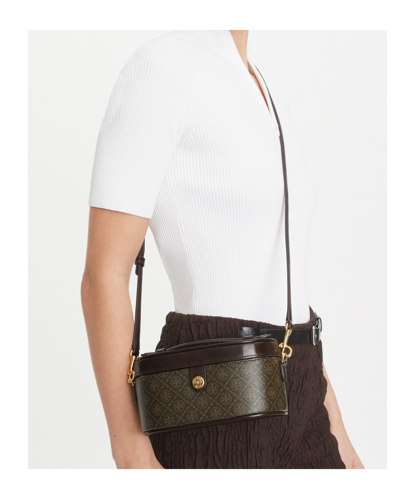 Tory Burch T Monogram Cross Body Bag