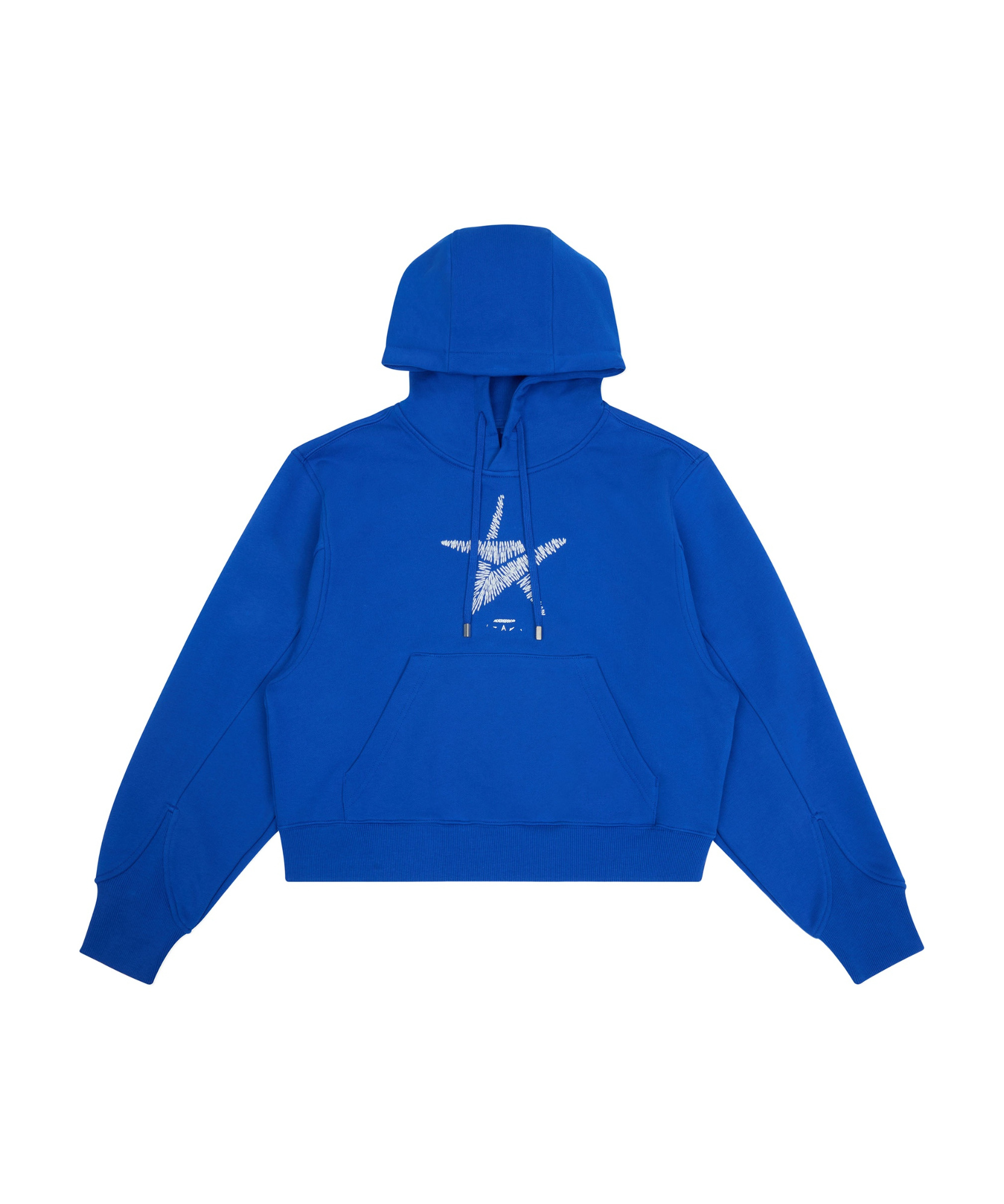 Ader Error Hooded Sweater In Blue