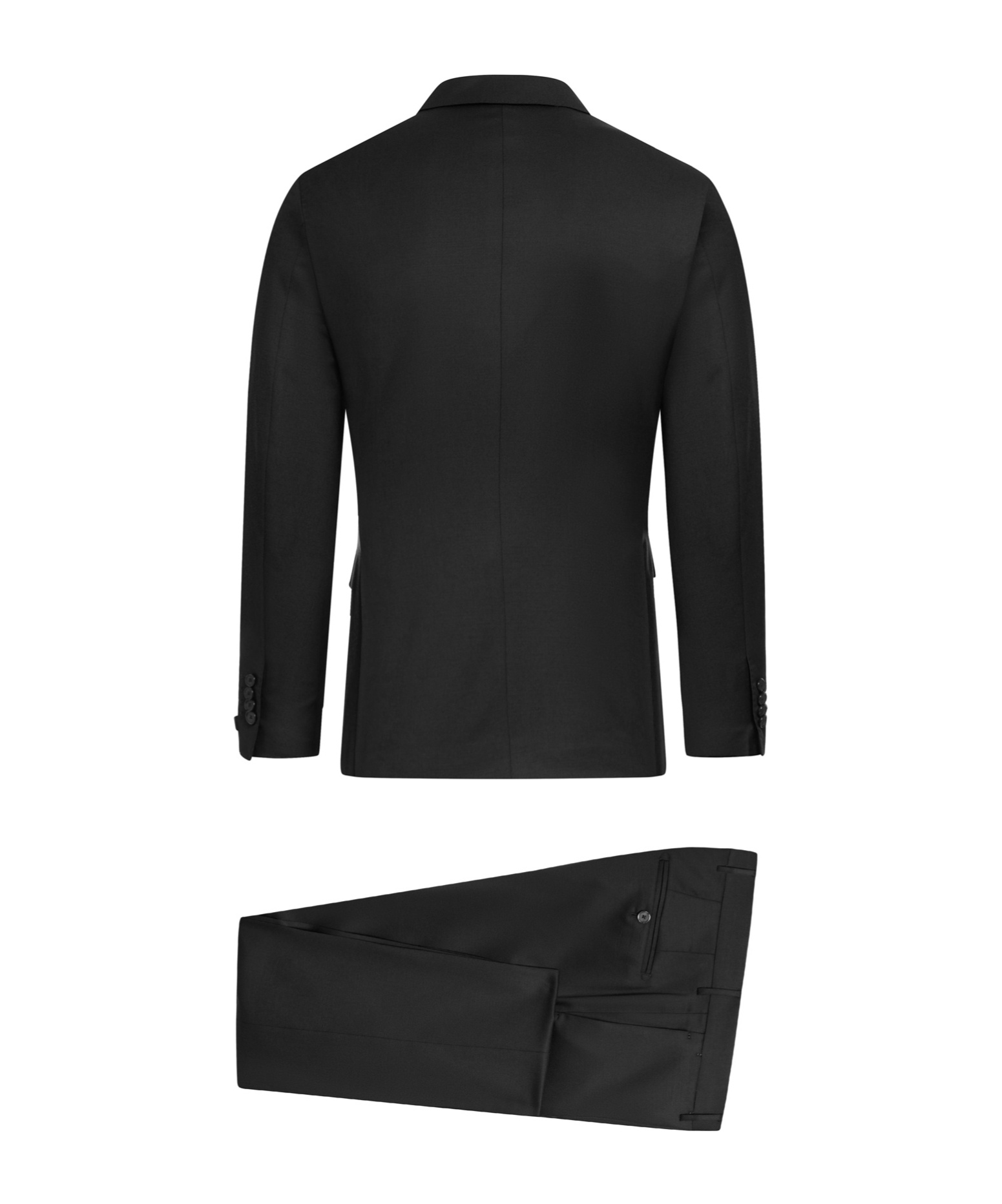 Shop Tagliatore Single-breast Virgin-wool Suit In Black