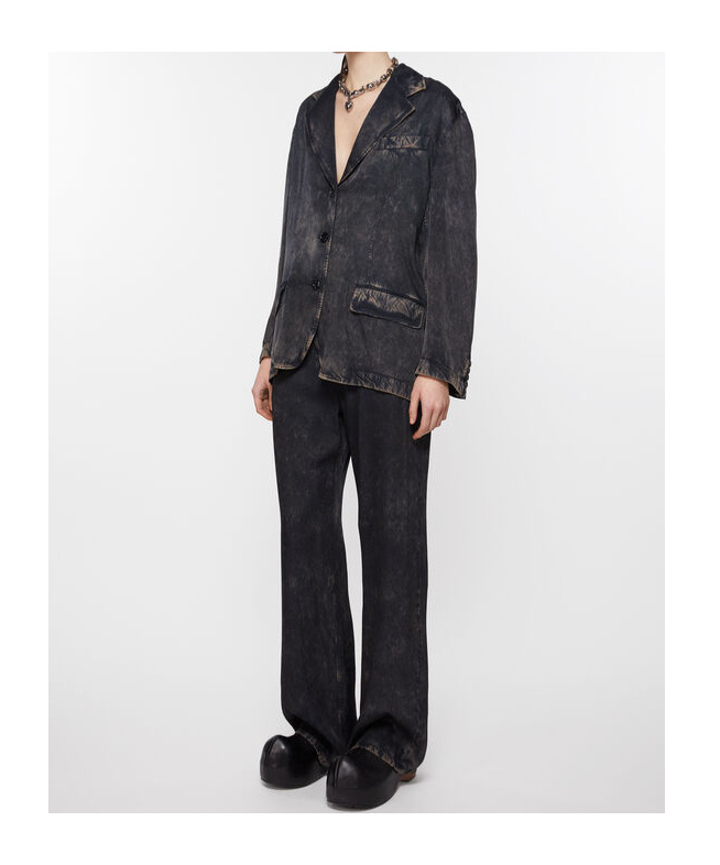 Acne Studios Single Breasted Jacket In Black