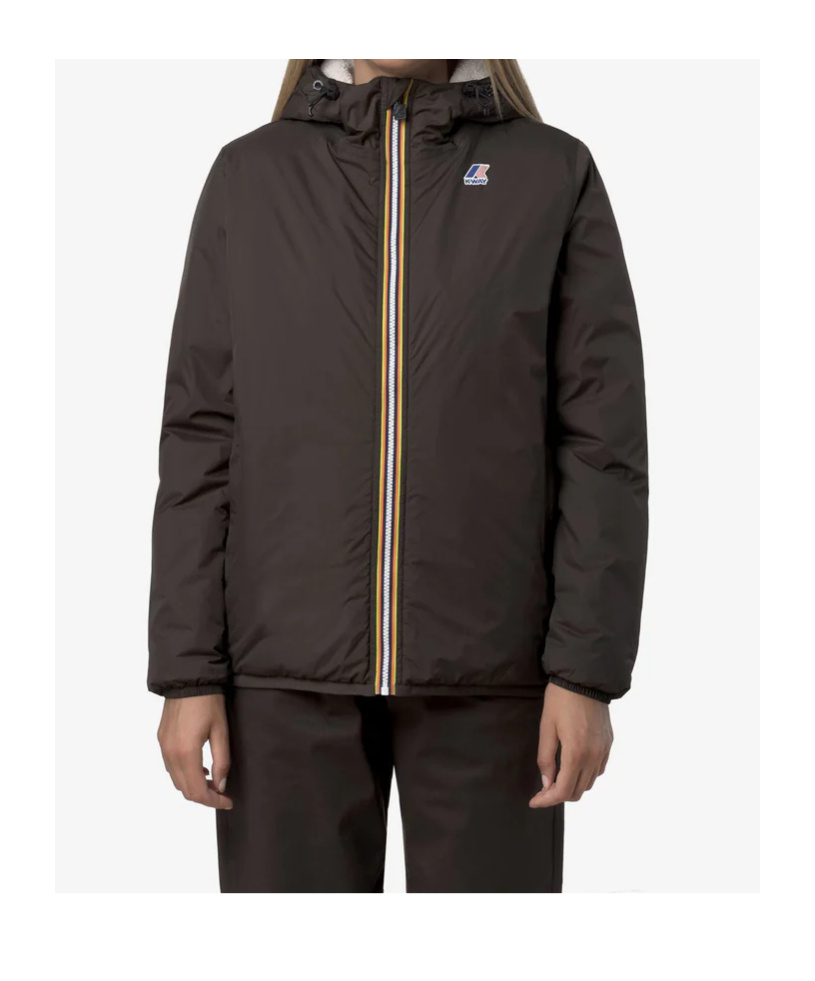 K-way Long-sleeved Jacket In Black