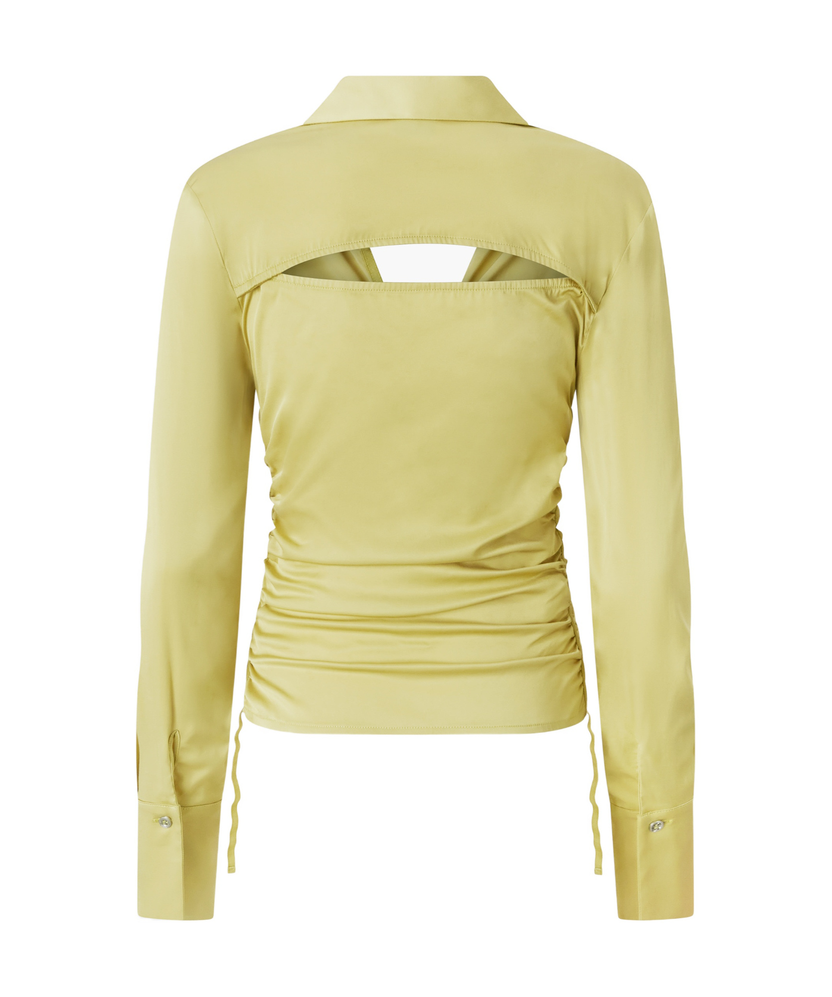 Pinko Gathered Shirt In Nude