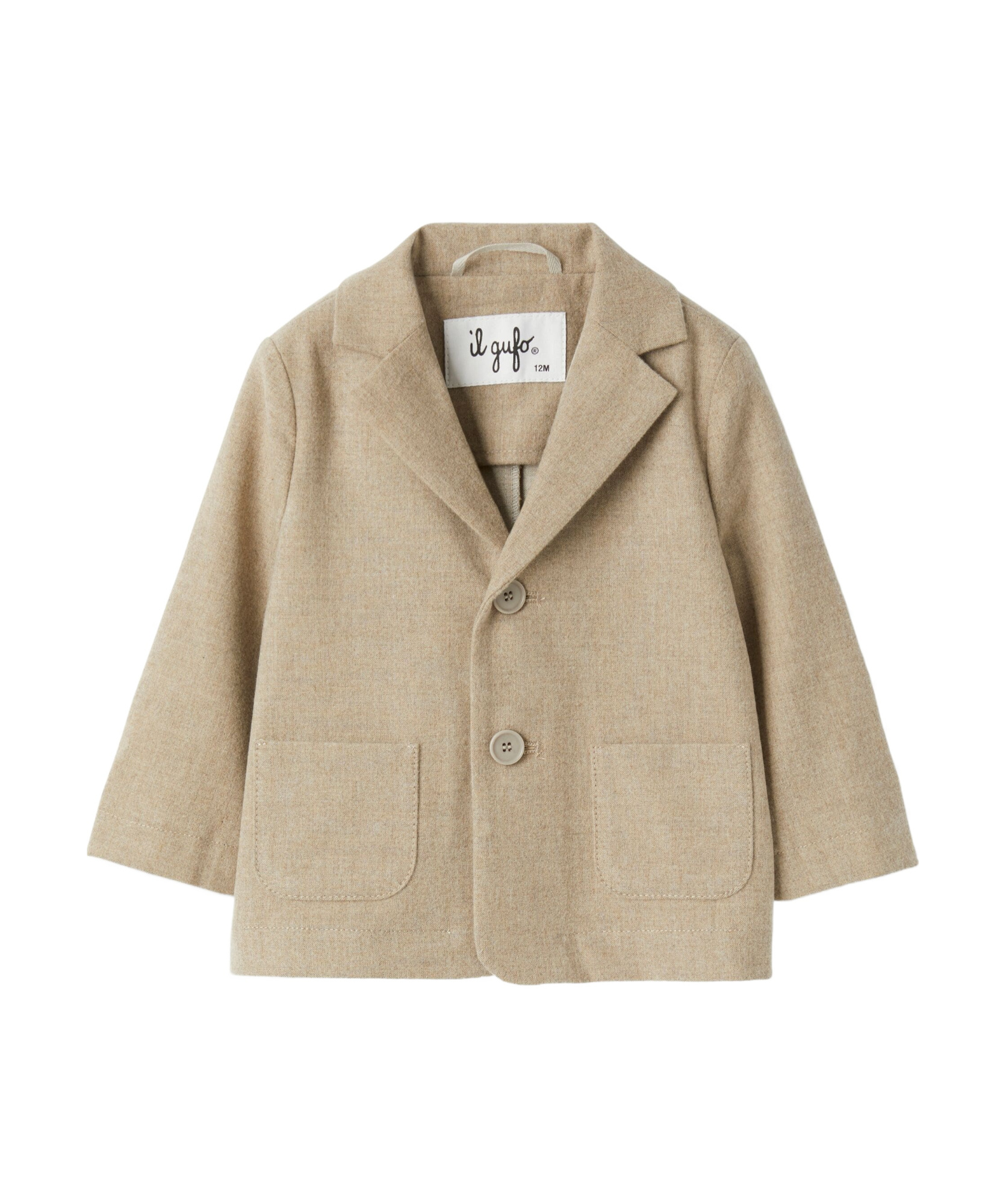 Il Gufo Single-breasted Blazer In Nude
