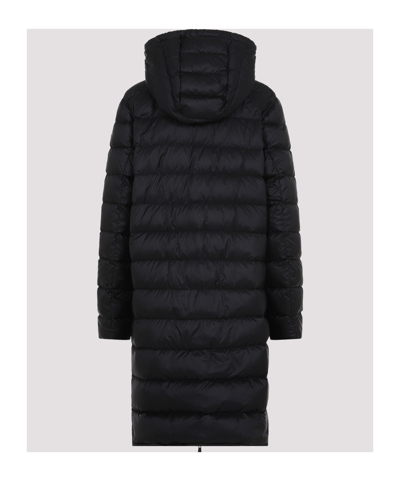 Shop Moncler Sedan Coat In Black