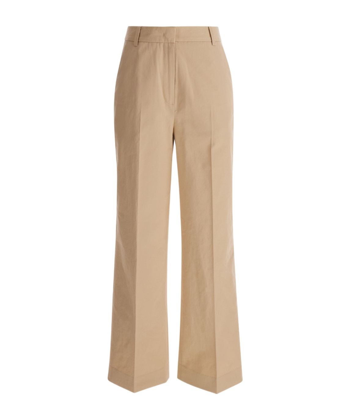 Dunst Beige Wide Leg Tailoring Pants In Cotton Blend Woman