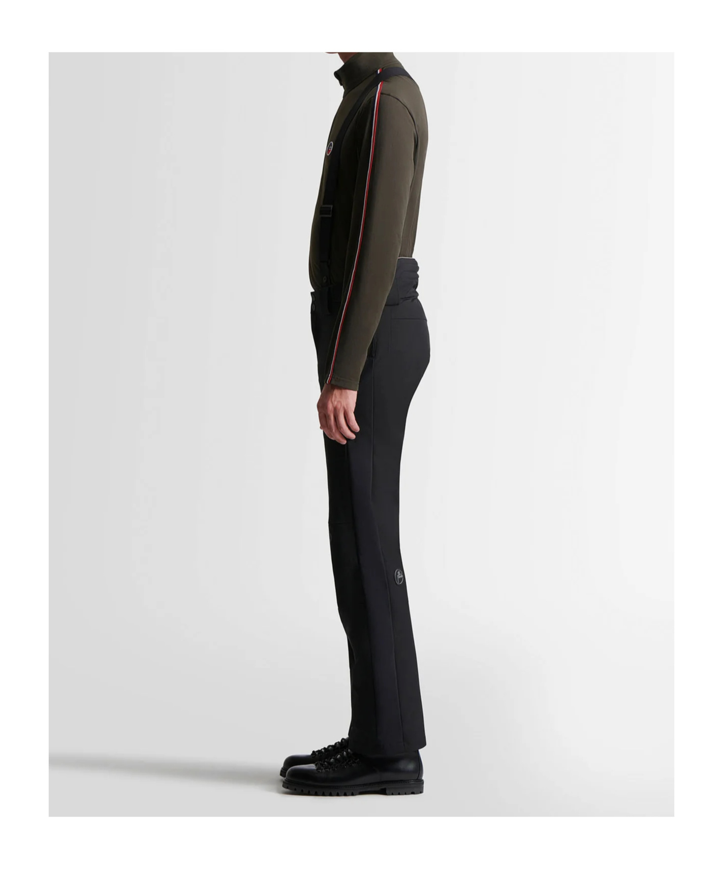 Fusalp Suspender Zip-detail Trousers In Blue