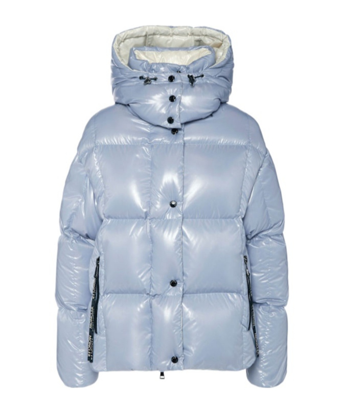 Moncler Down Jacket In Blue