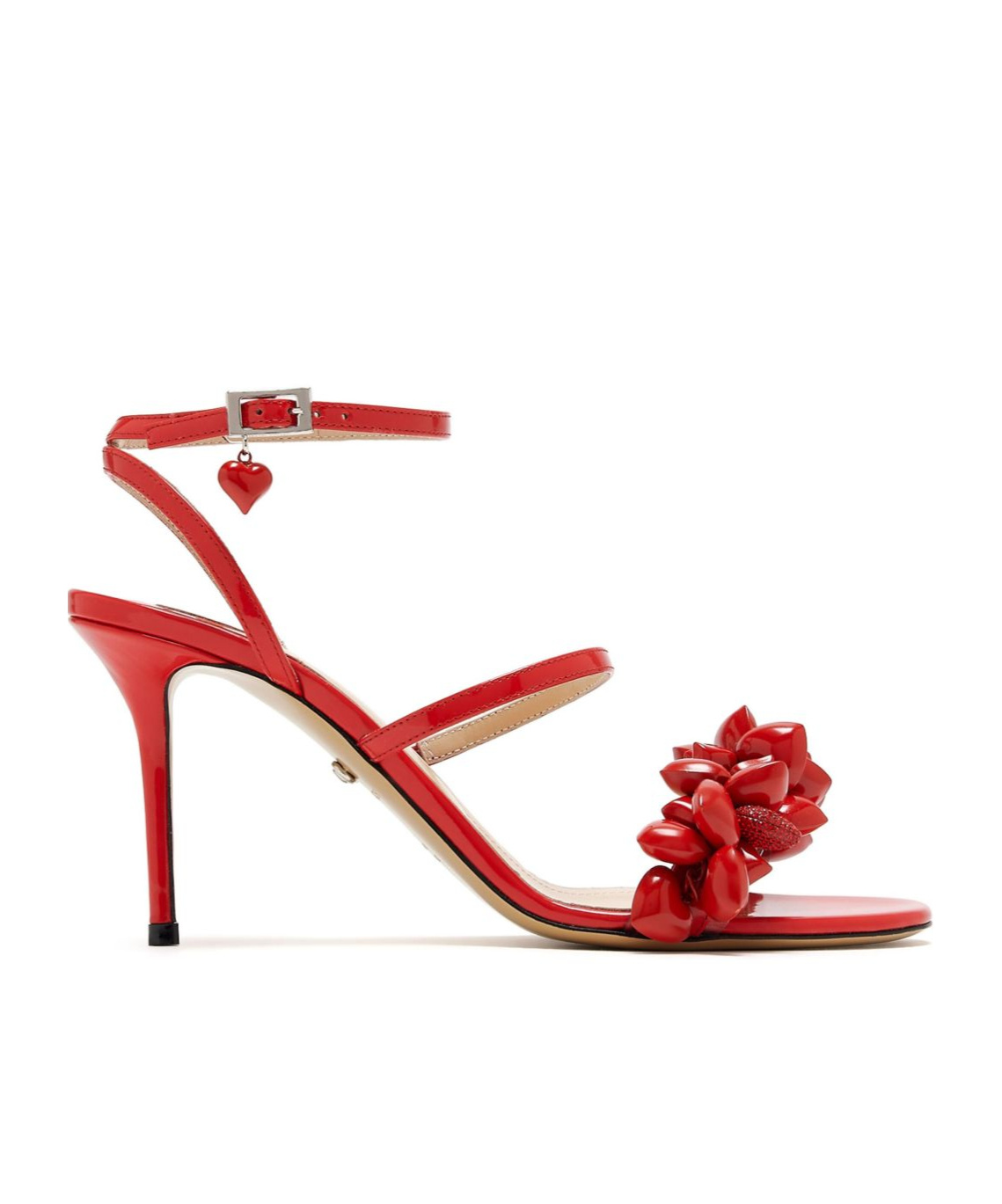 Machmach 85mm Petit Coeur Sandals In Red
