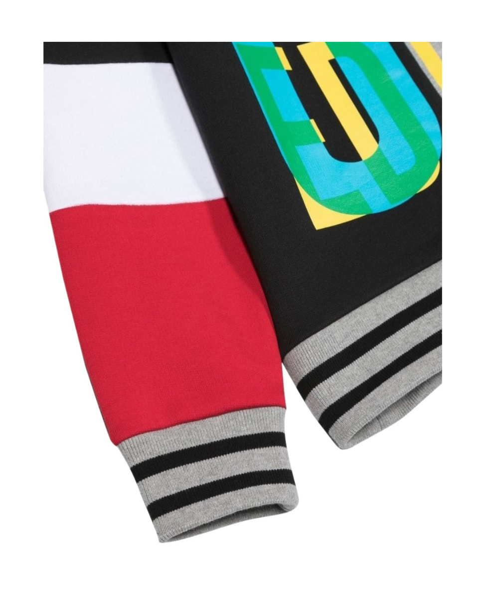 Dsquared2 Kids Relaxed Fit Crewneck Sweatshirt In Multi