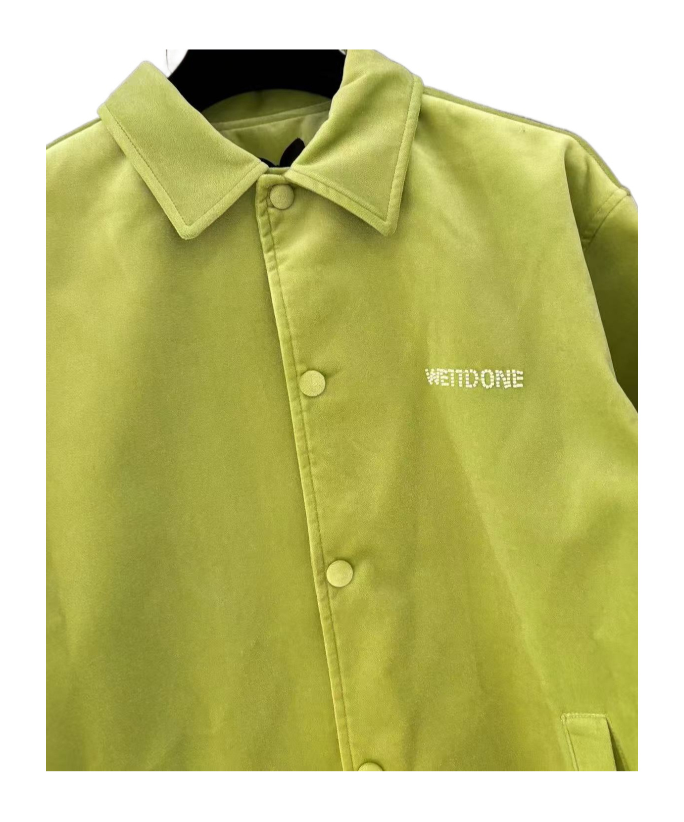 We11 Done Long-sleeved Casual Jacket In Green