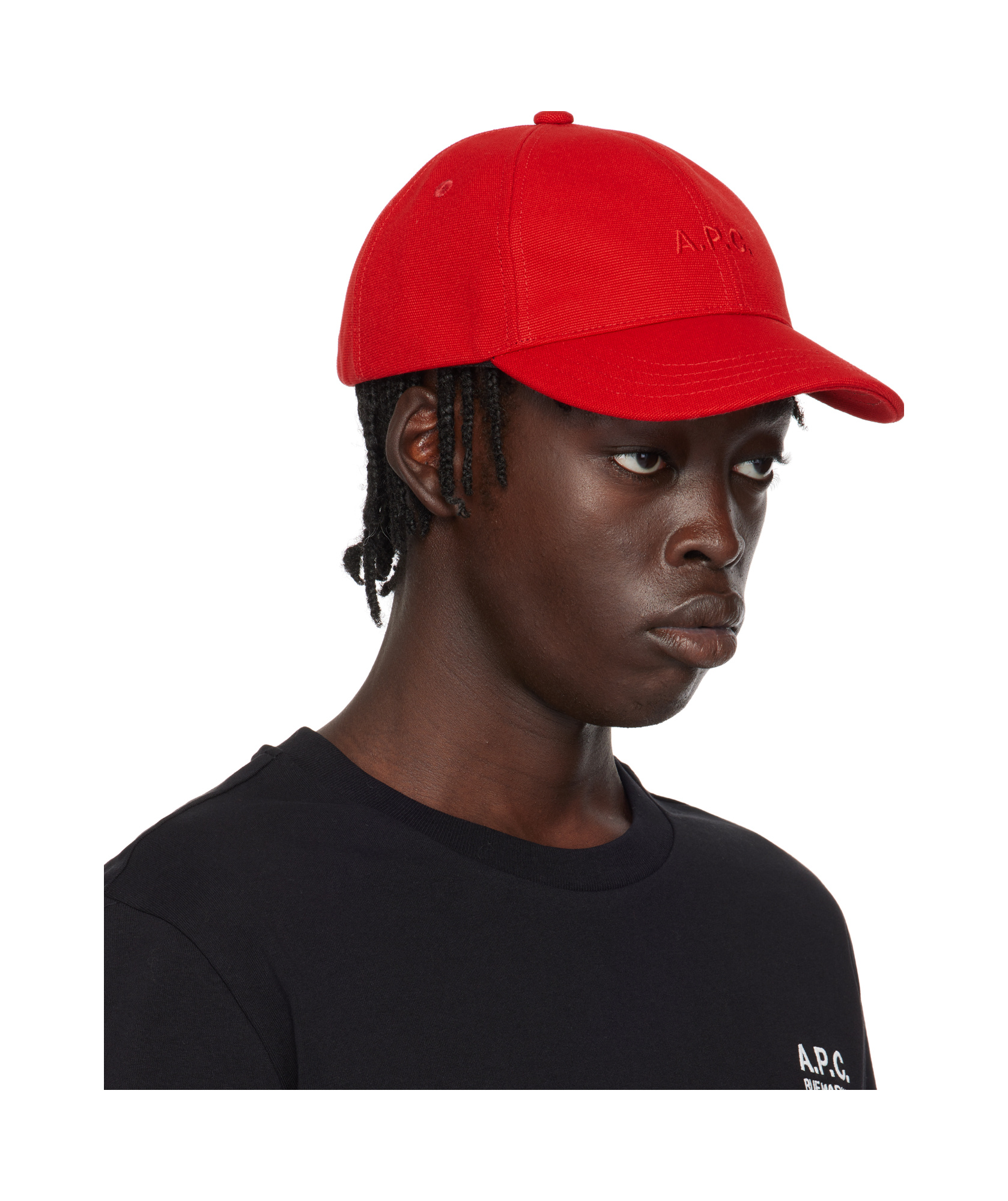 Apc Charlie Baseball Cap In Red