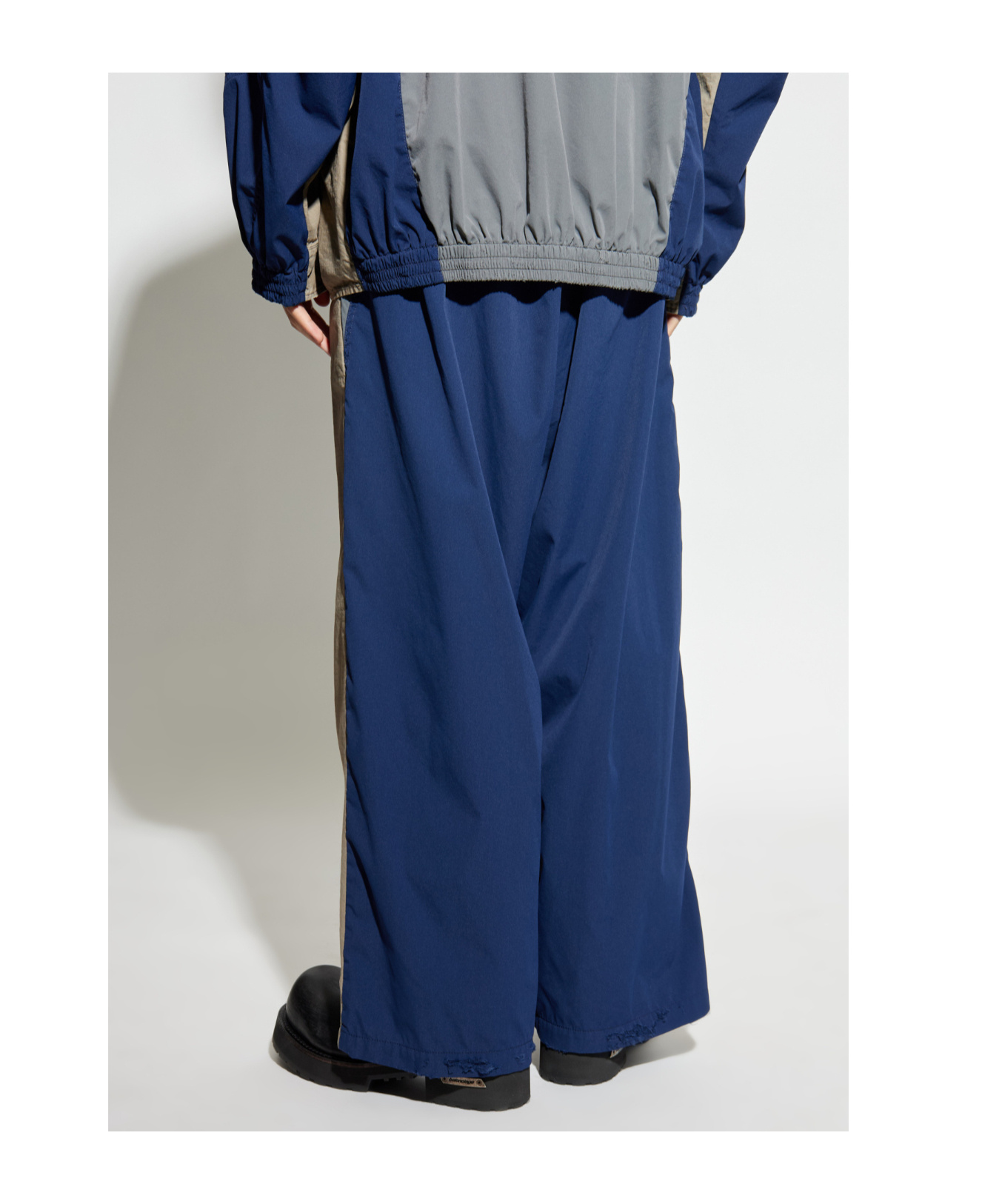 Balenciaga Belt Loop Casual Pants In Green