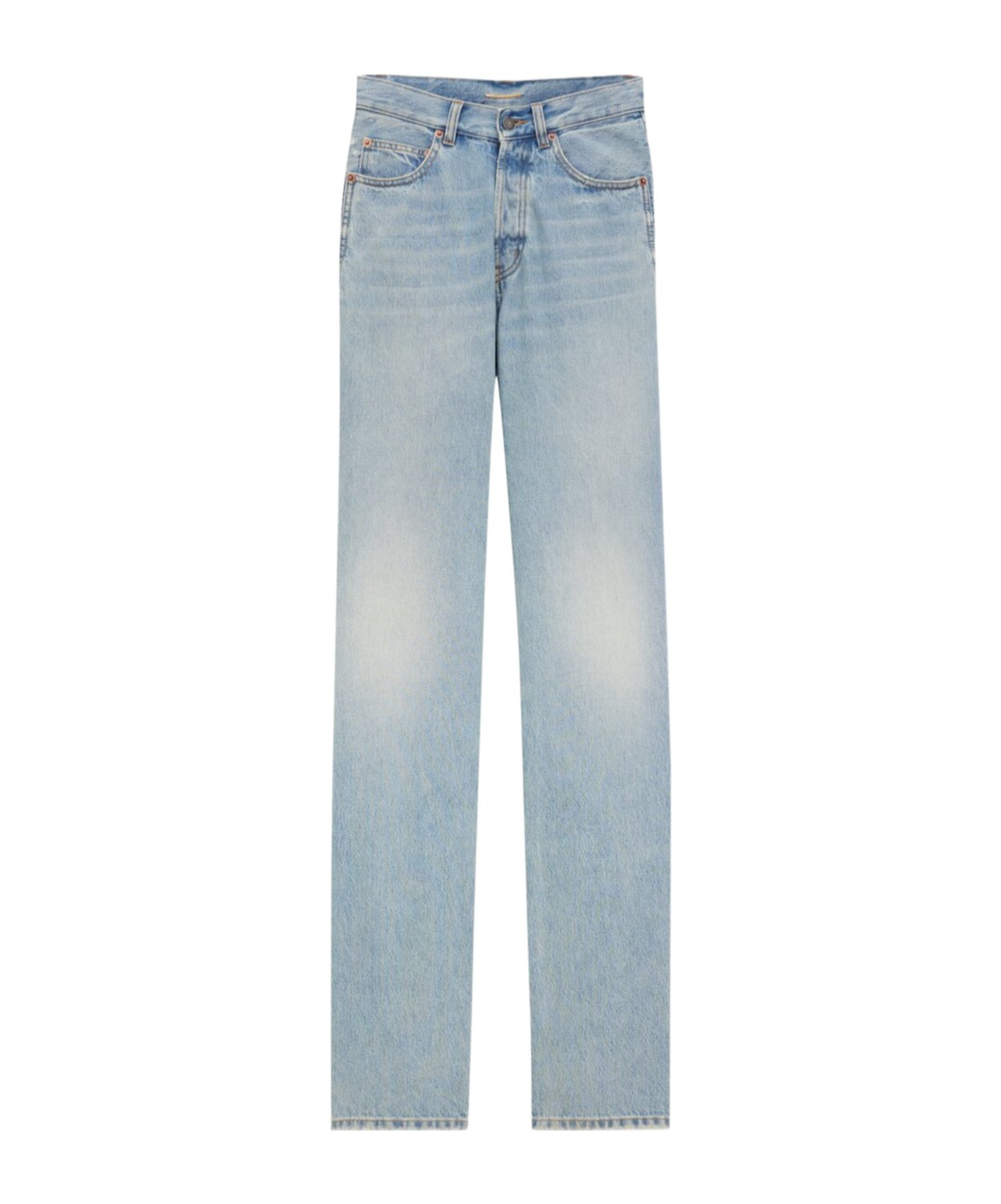 Saint Laurent Belt-loop Jeans In Blue