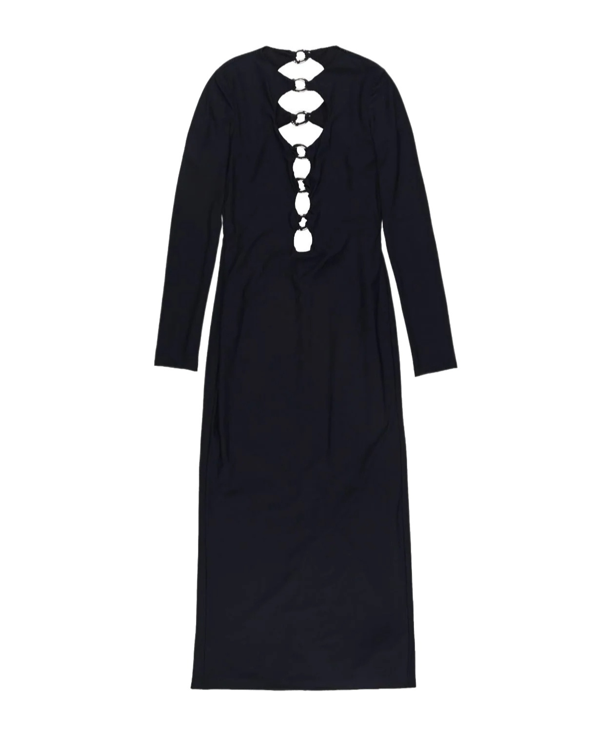 Burberry Open-back Corrine Dress In Black