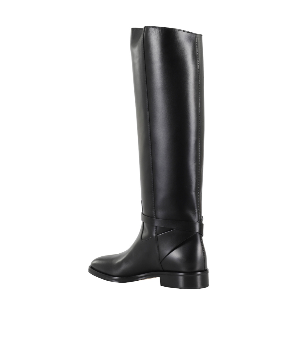 Jimmy Choo Round-toed Boots In Black