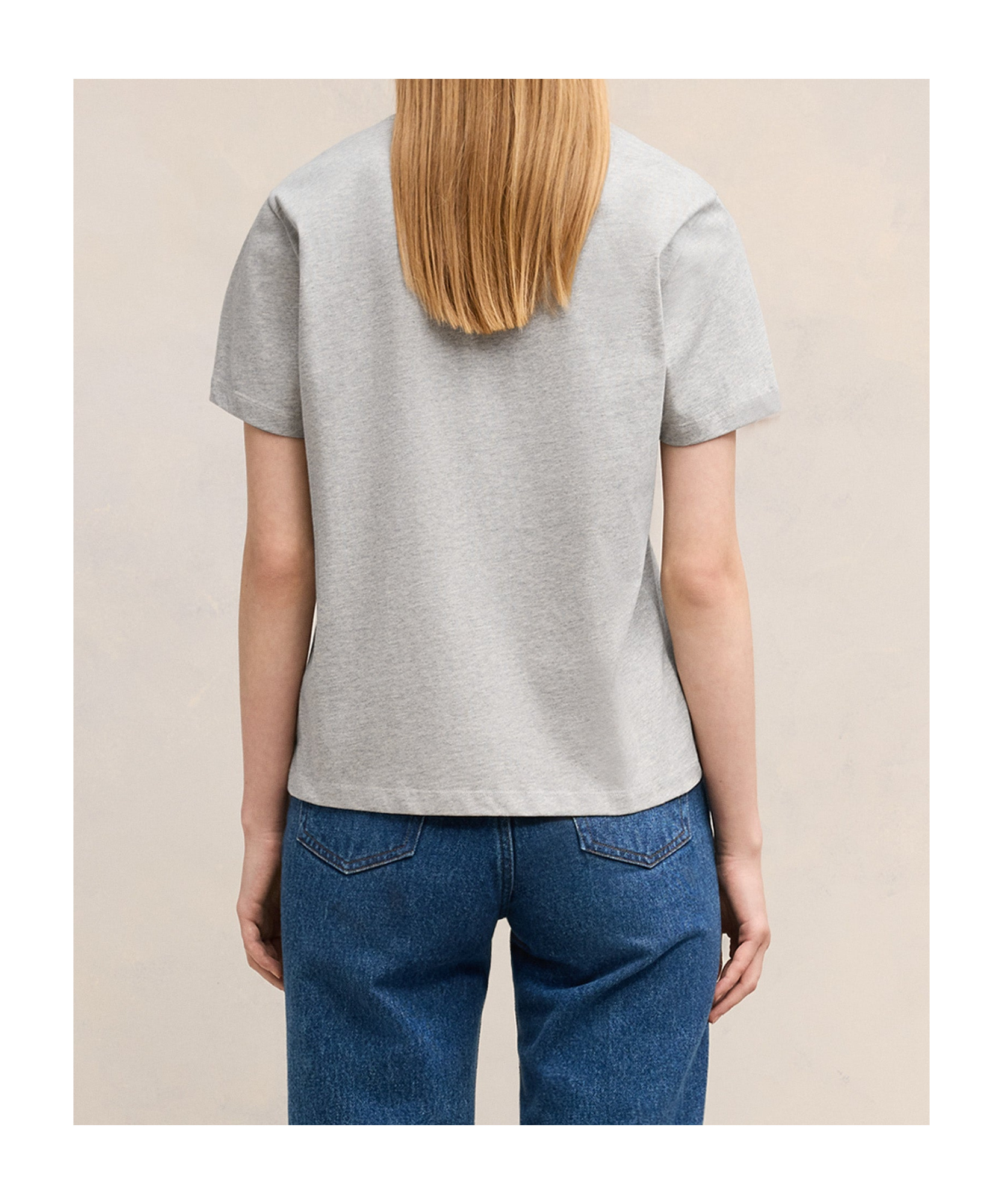 Ami Alexandre Mattiussi Logo-embroidered Organic Cotton T-shirt In White