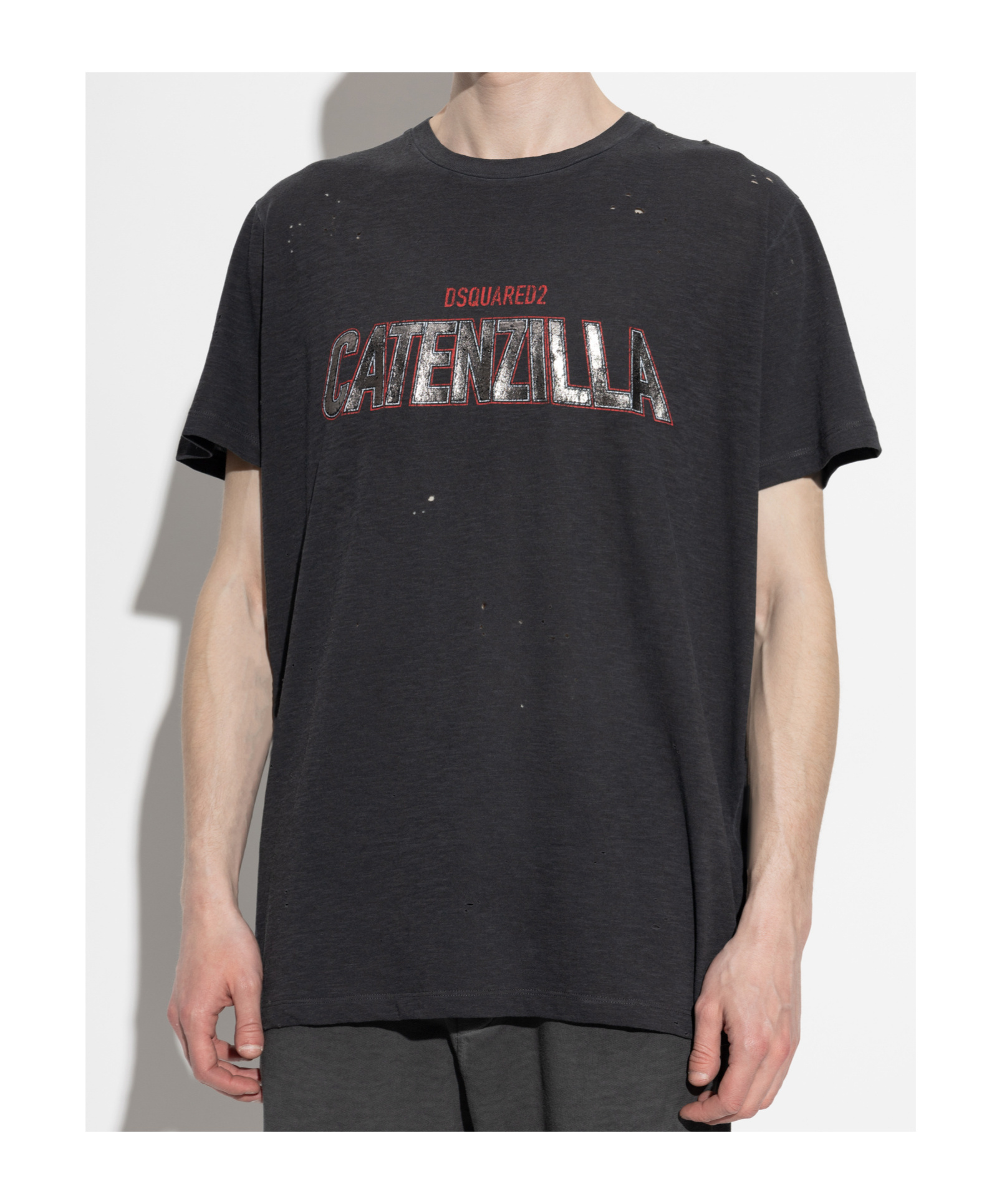 Dsquared2 Short Sleeve T-shirt In Grey