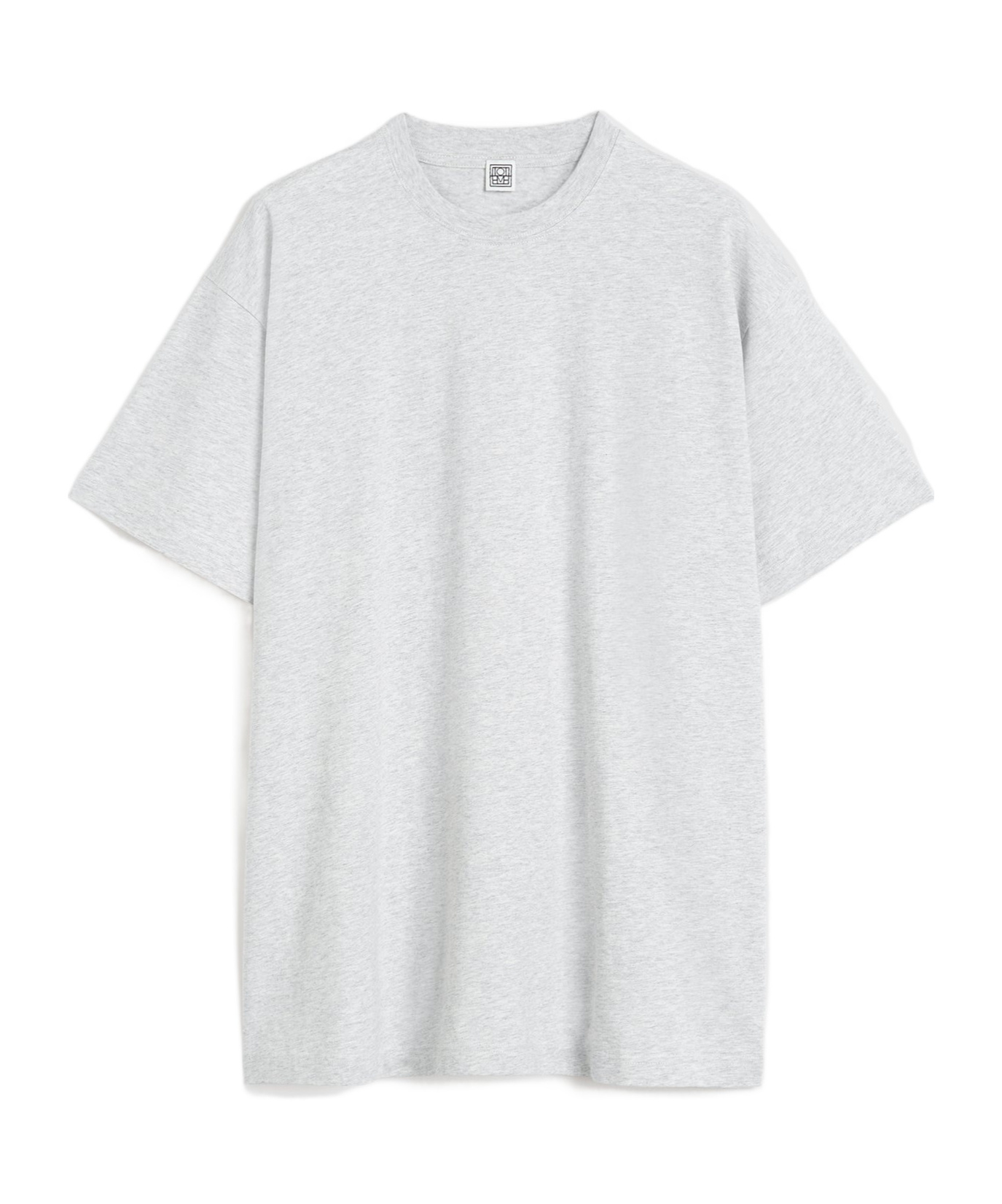Totême Mélange-effect T-shirt In White
