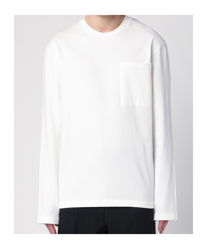 Jil Sander Ivory Cotton T-shirt In White
