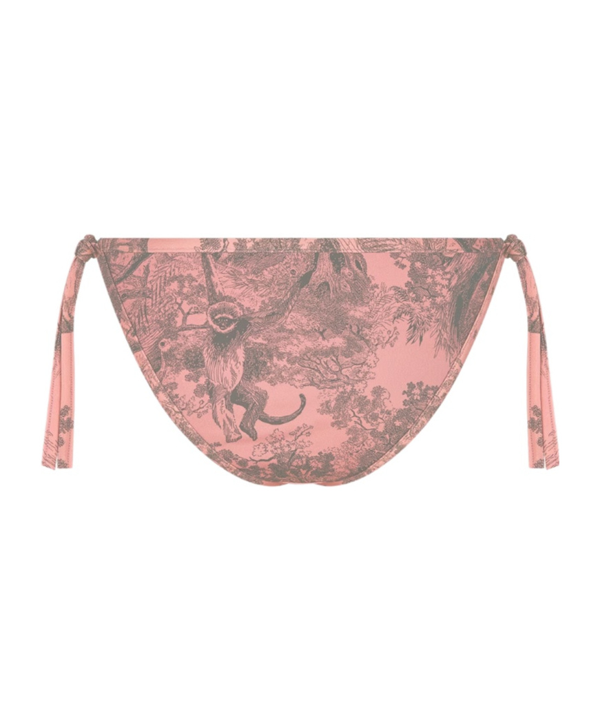 Shop Dior Iviera Bikini Bottom In Pink
