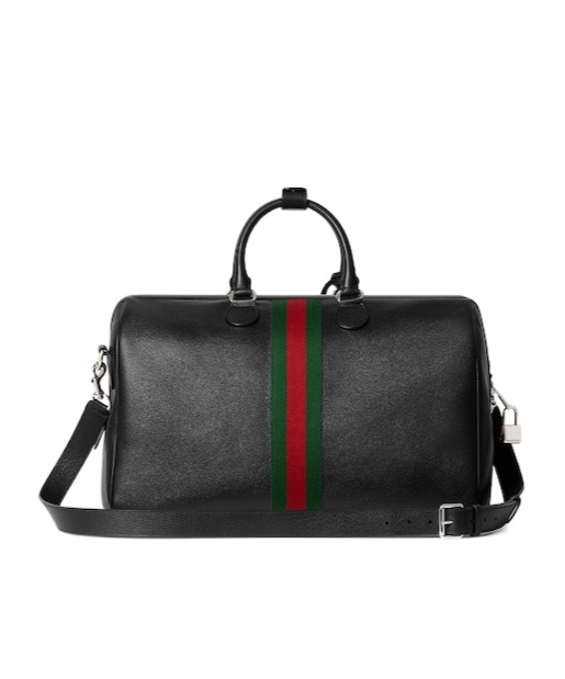 Gucci Savoy Medium Duffle Bag In Black
