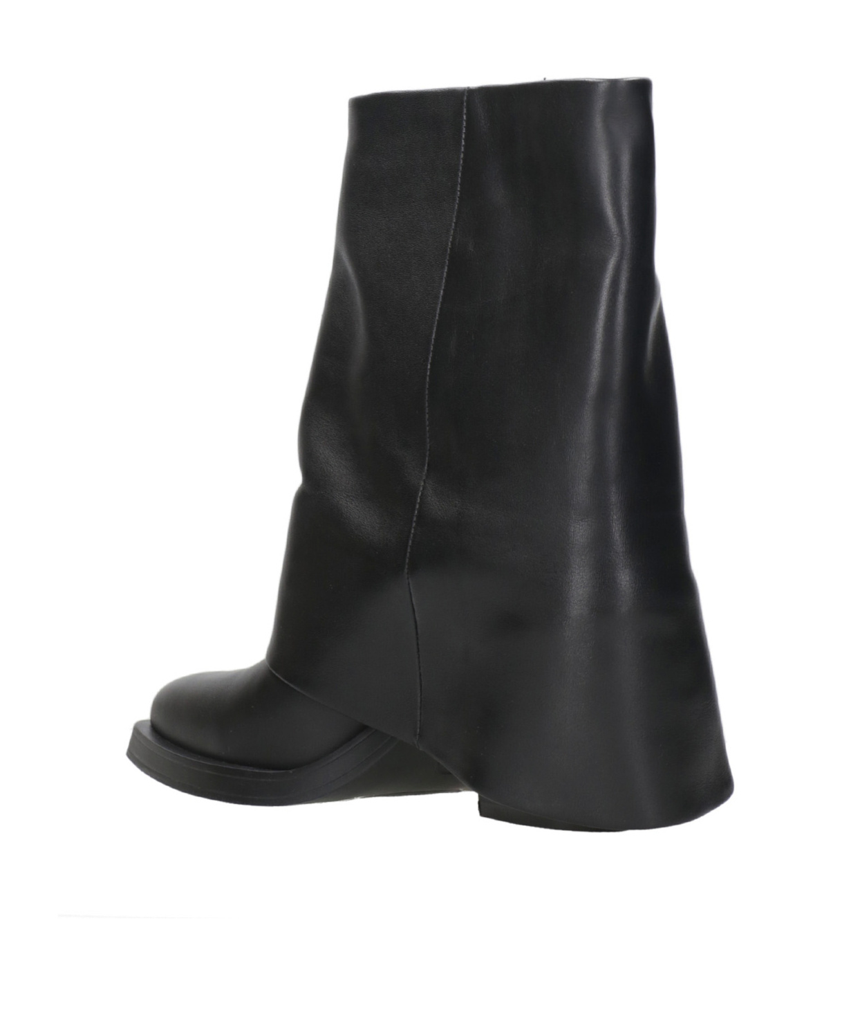 Ash Round-headed Short Boots In Black