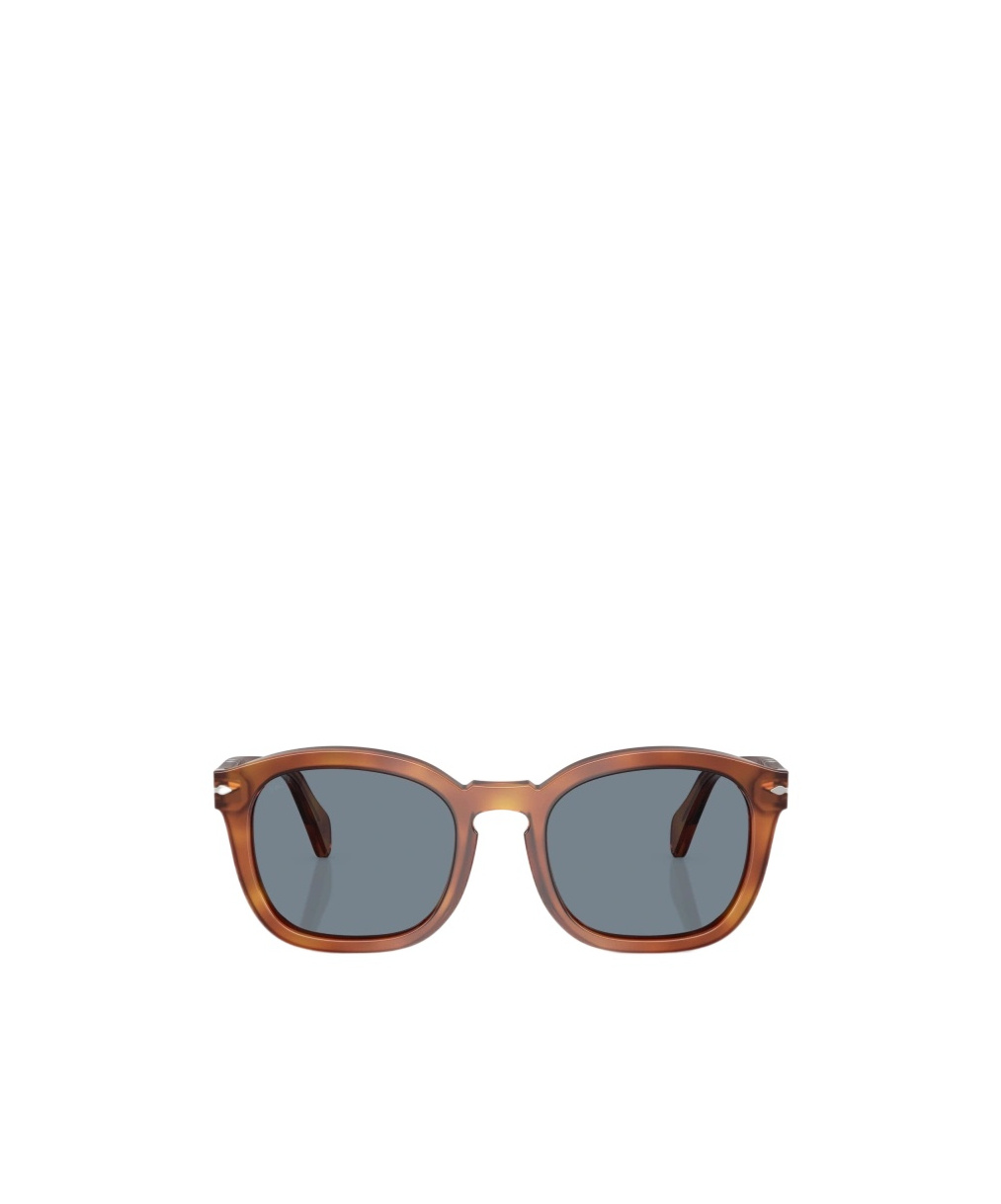 Persol Geometric Frame Sunglasses In Brown