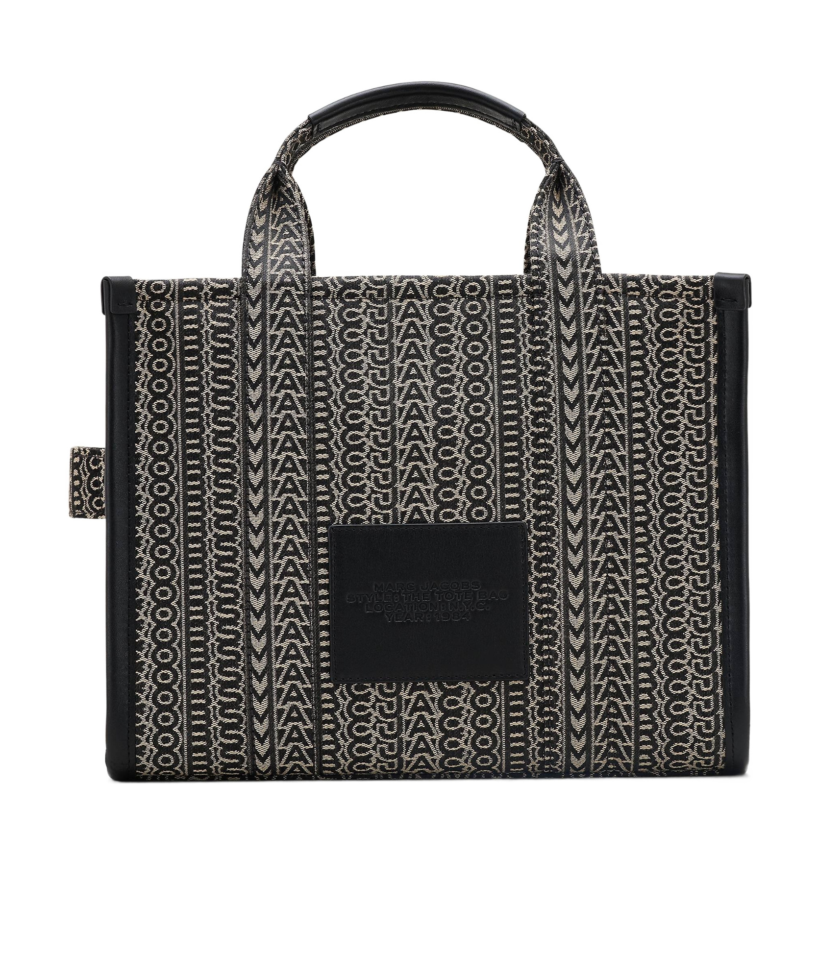Marc Jacobs The Medium Tote Beige Multi In Black